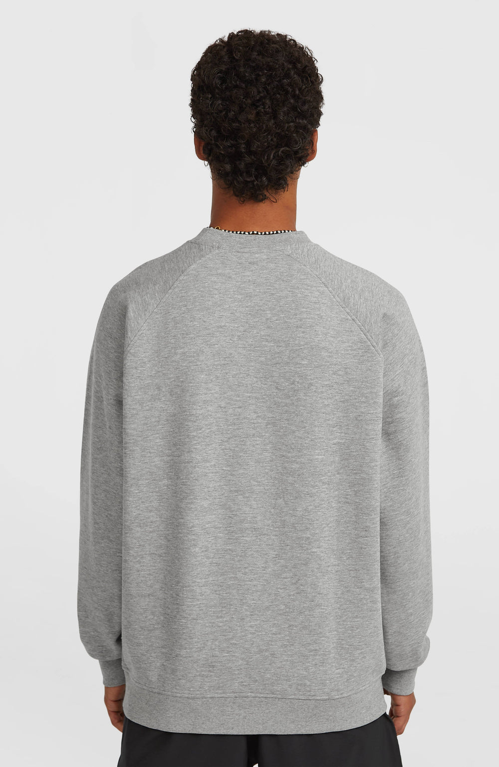 Essentials 90s Logo Crew Sweatshirt Silver Melee
