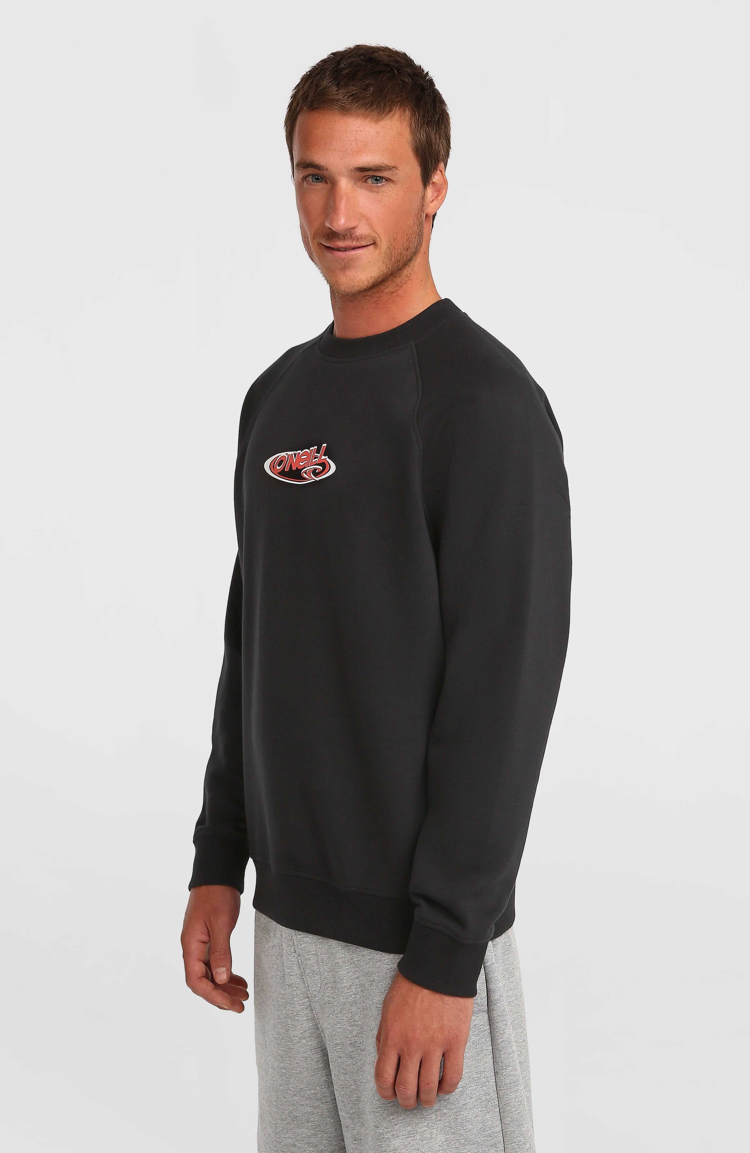 Essentials 90s Logo Crew Sweatshirt Black Out