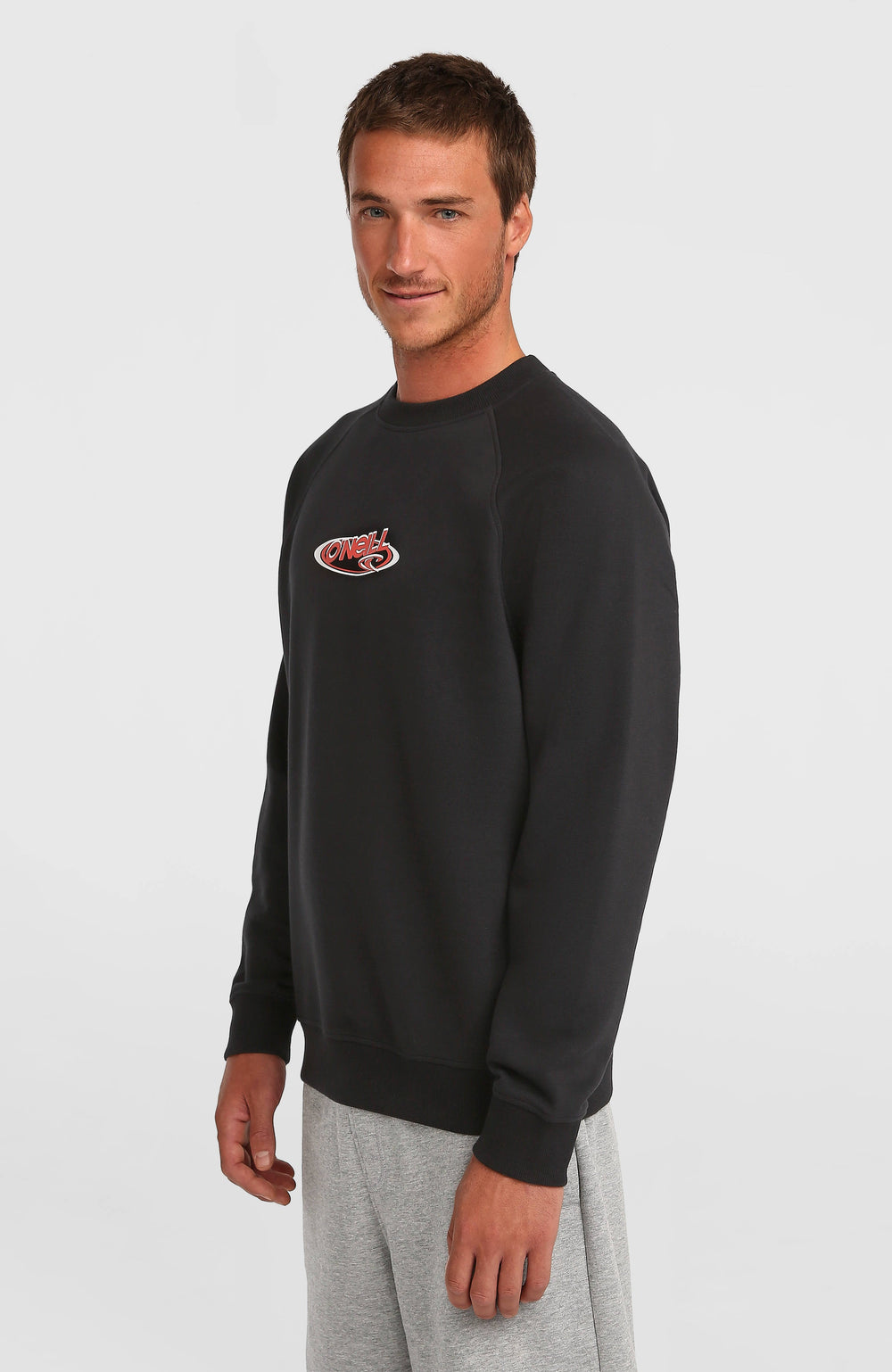 Essentials 90s Logo Crew Sweatshirt Black Out