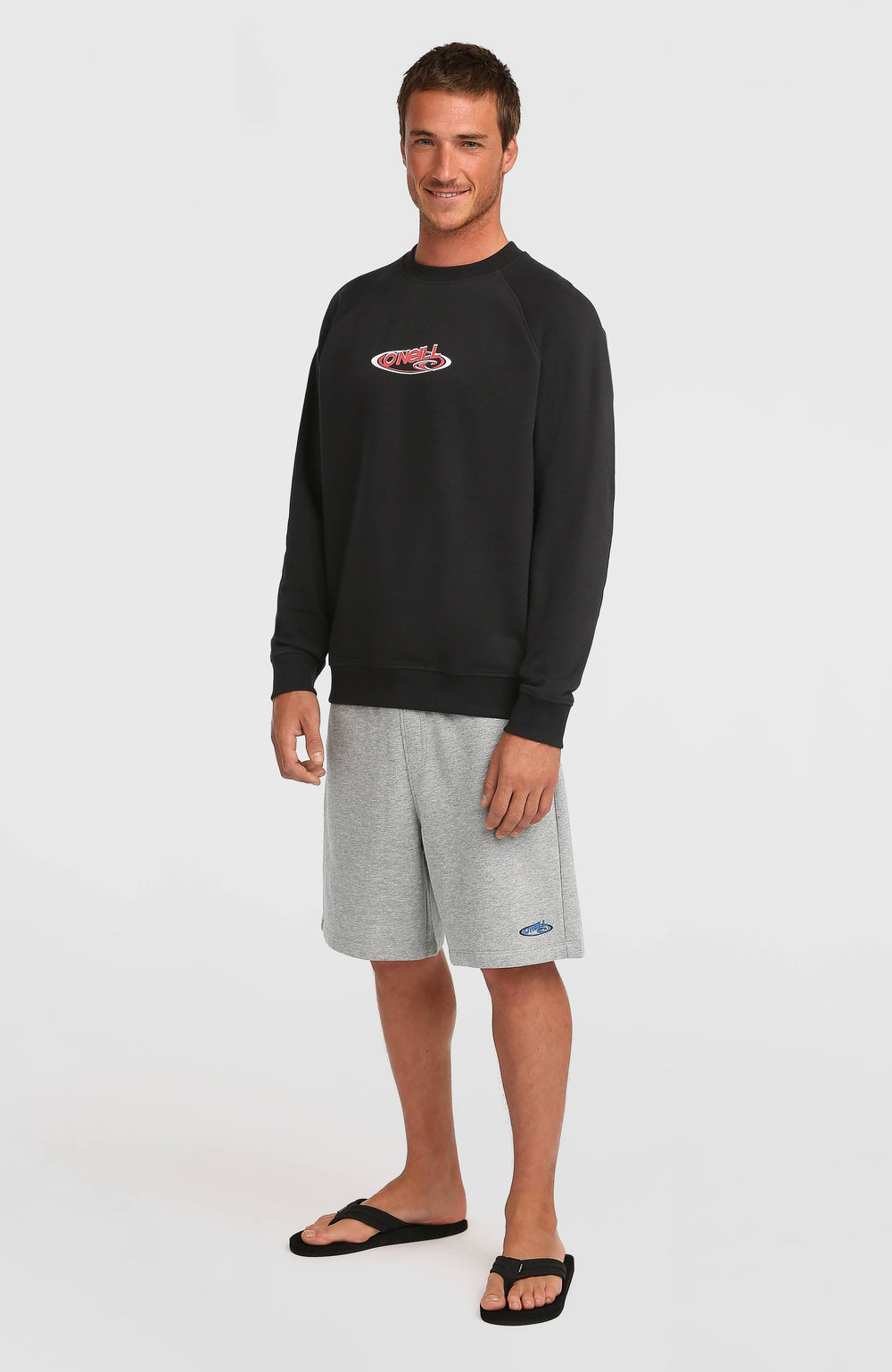Essentials 90s Logo Crew Sweatshirt Black Out