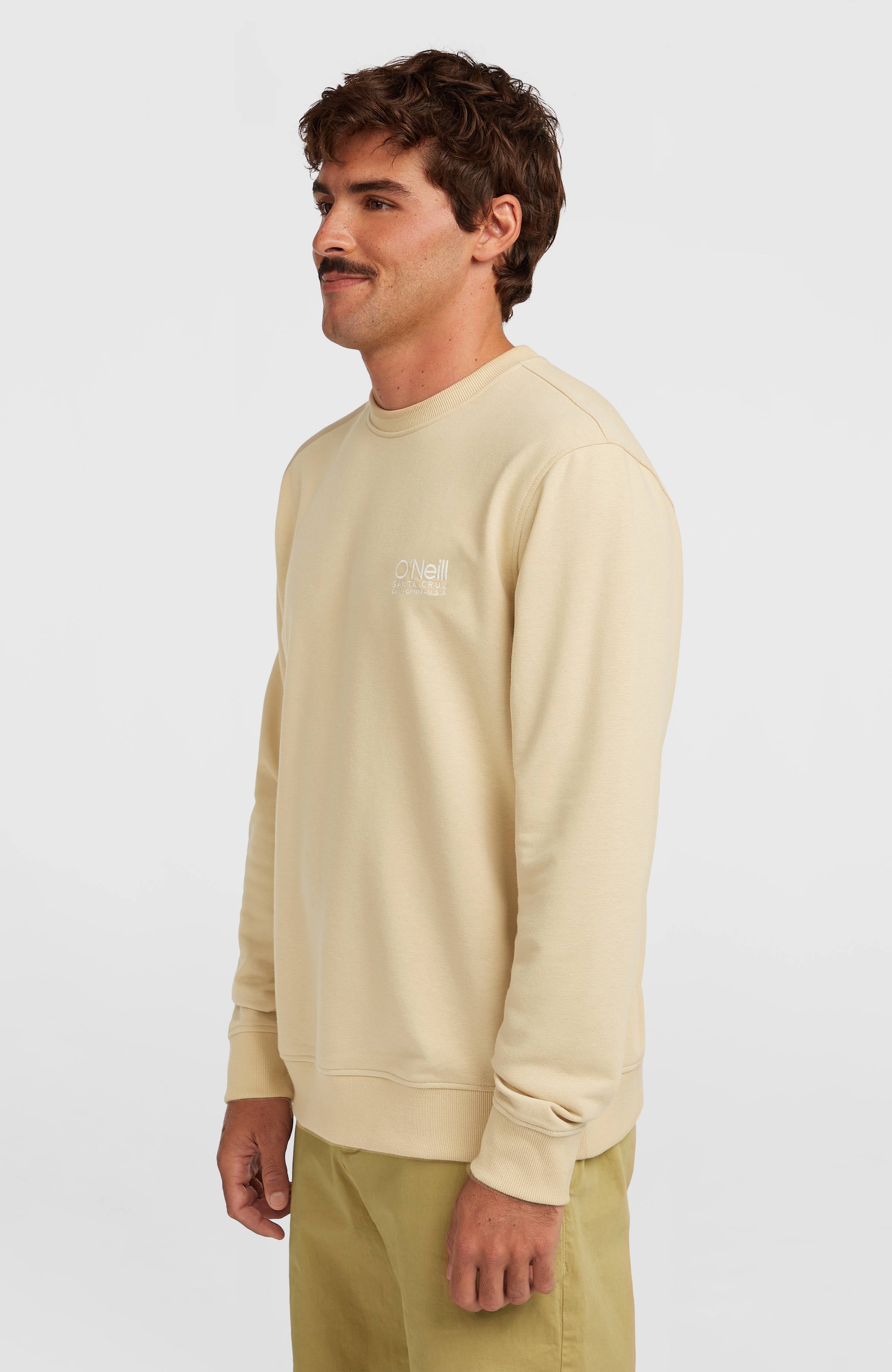 Original Cali Logo Crew Sweatshirt Cocoa Sand