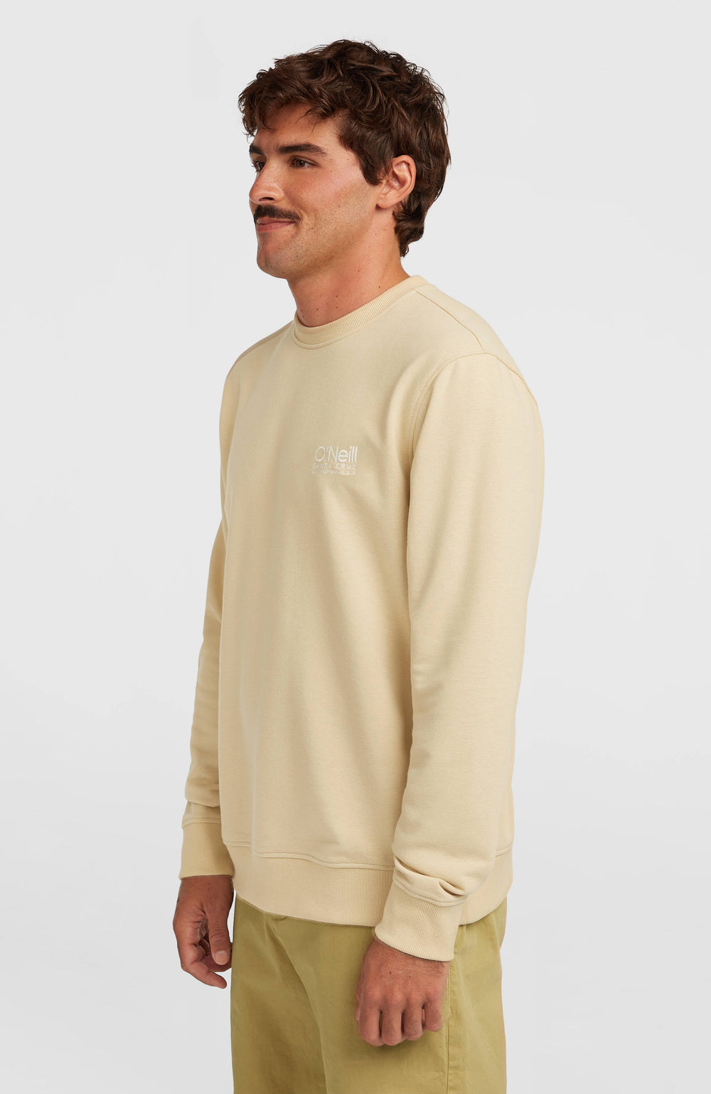 Original Cali Logo Crew Sweatshirt Cocoa Sand