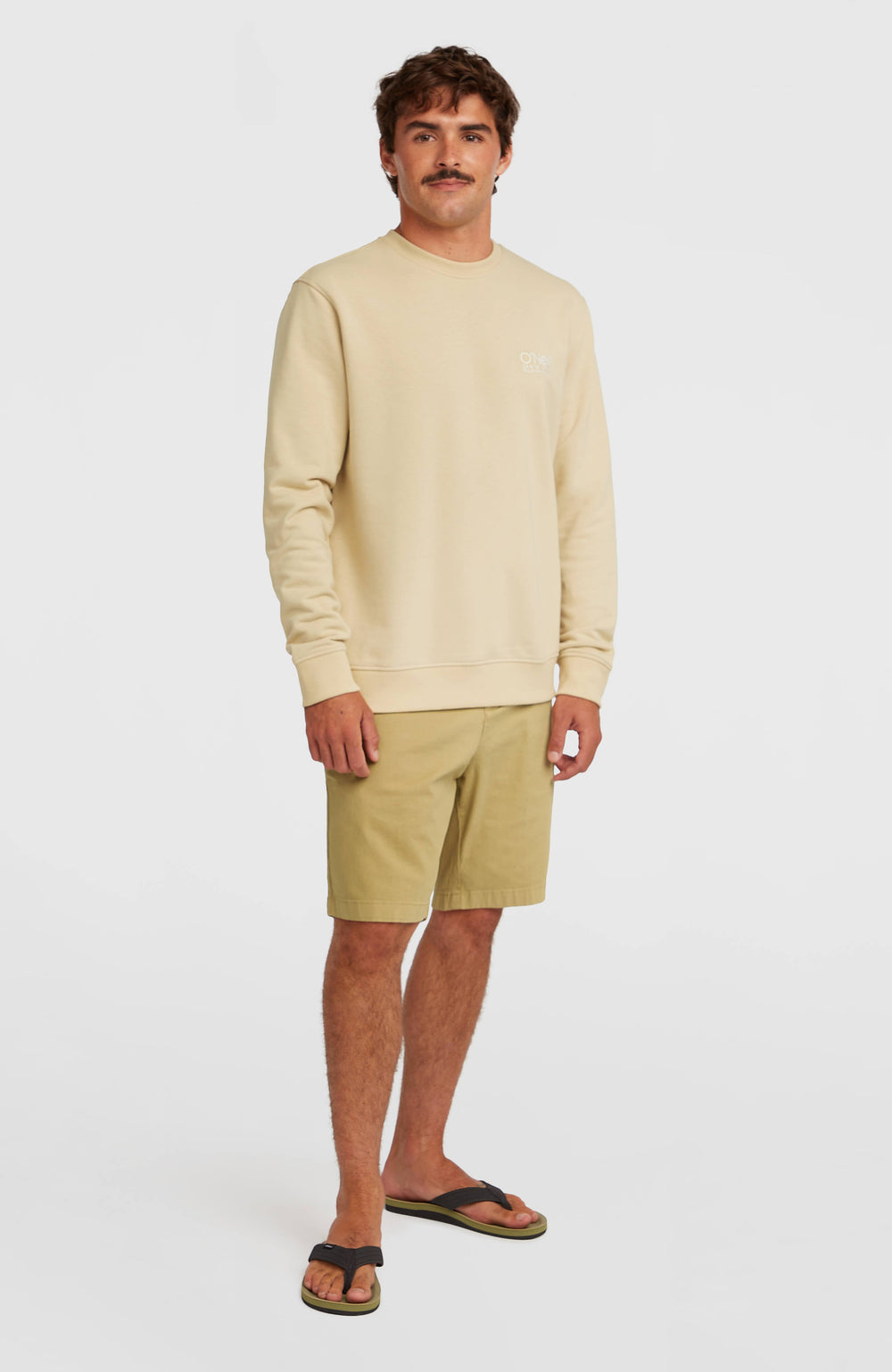 Original Cali Logo Crew Sweatshirt Cocoa Sand