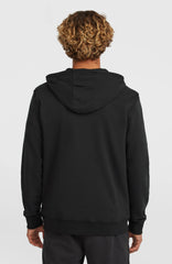 Small Logo Full-Zip Hoodie Black Out