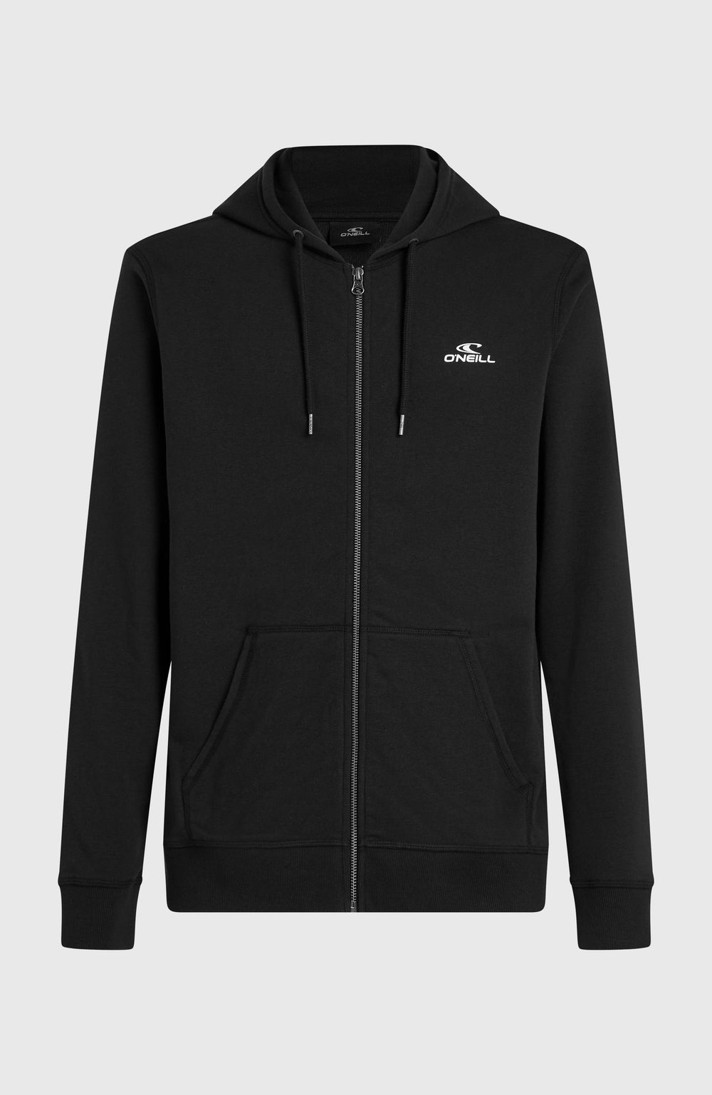 Small Logo Full-Zip Hoodie Black Out