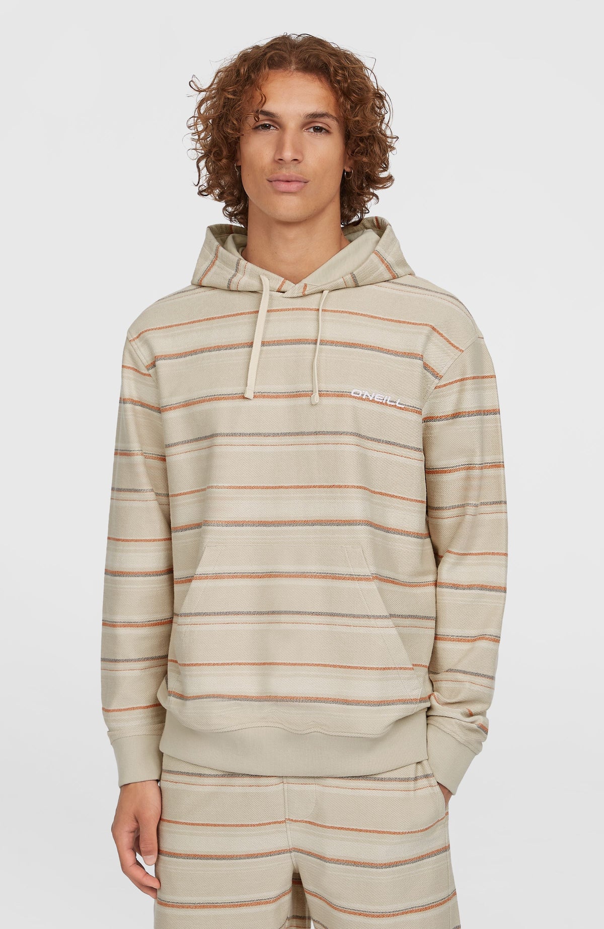 Bavaro Hoodie Beige/Orange Bavaro Stripe