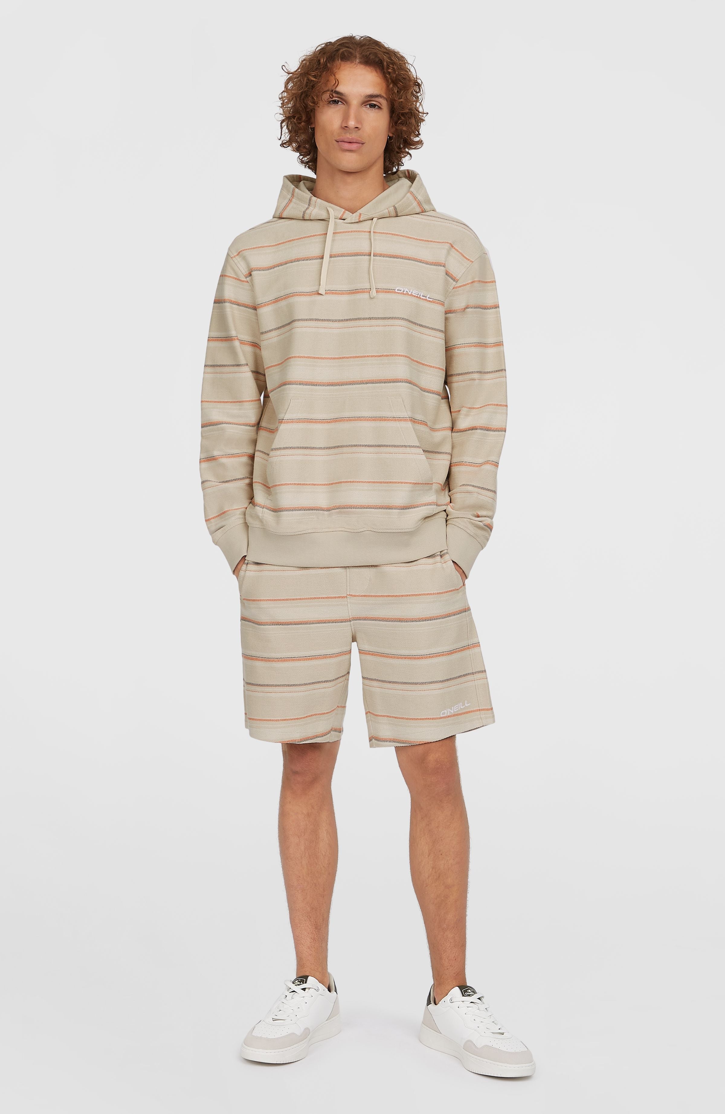 Bavaro Hoodie Beige/Orange Bavaro Stripe