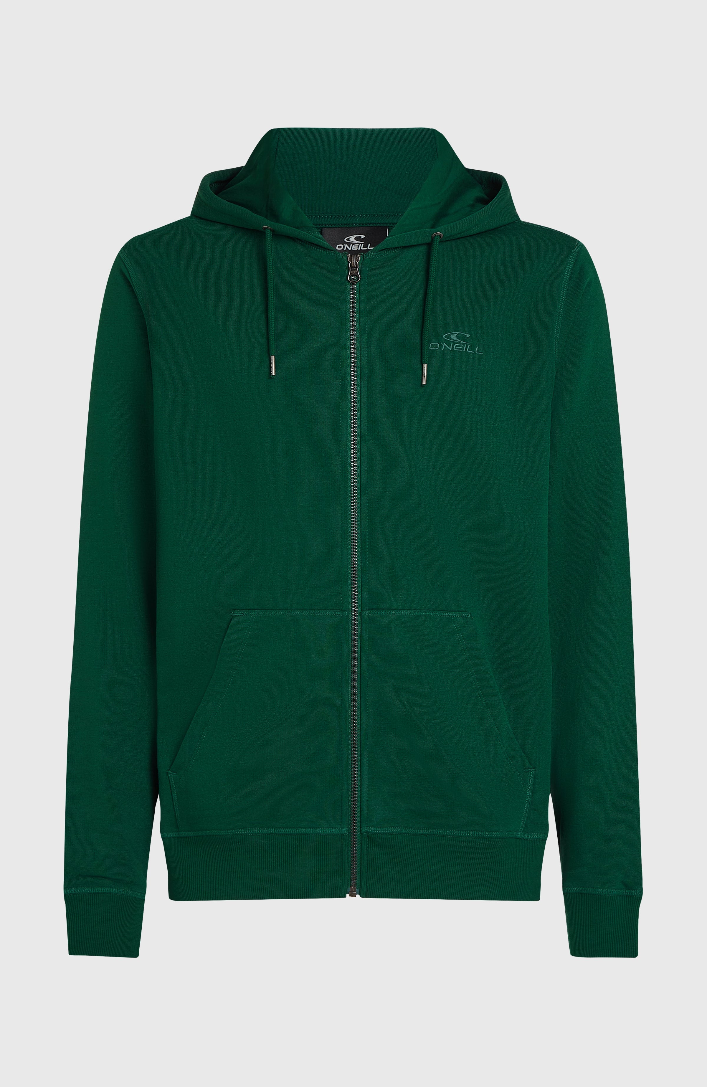 Small Logo Full-Zip Hoodie Emerald Envy
