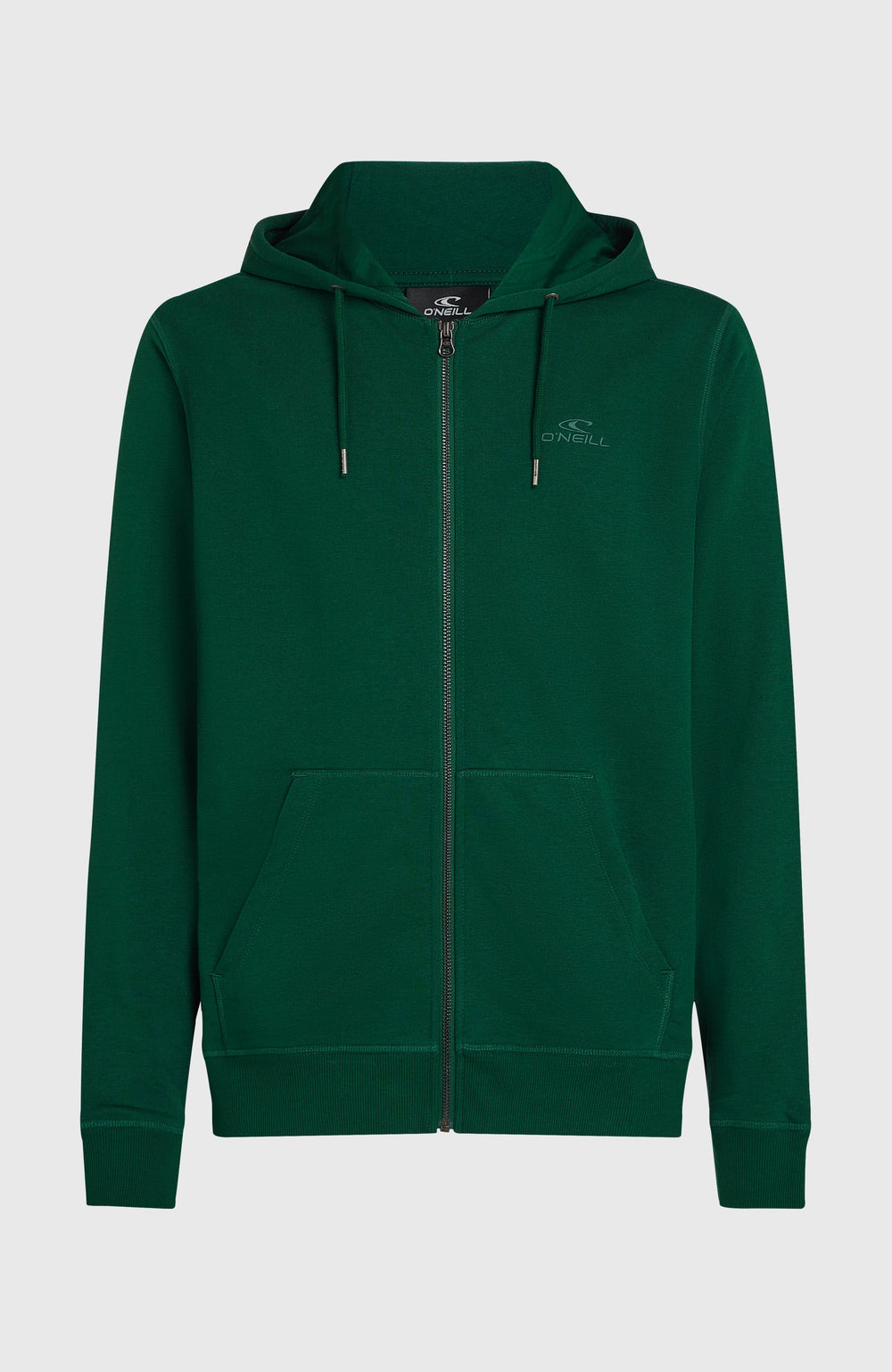 Small Logo Full-Zip Hoodie Emerald Envy