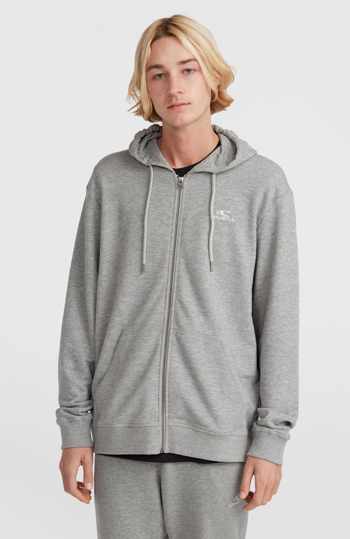 O'Neill Small Logo Full-Zip Hoodie Silver Melee