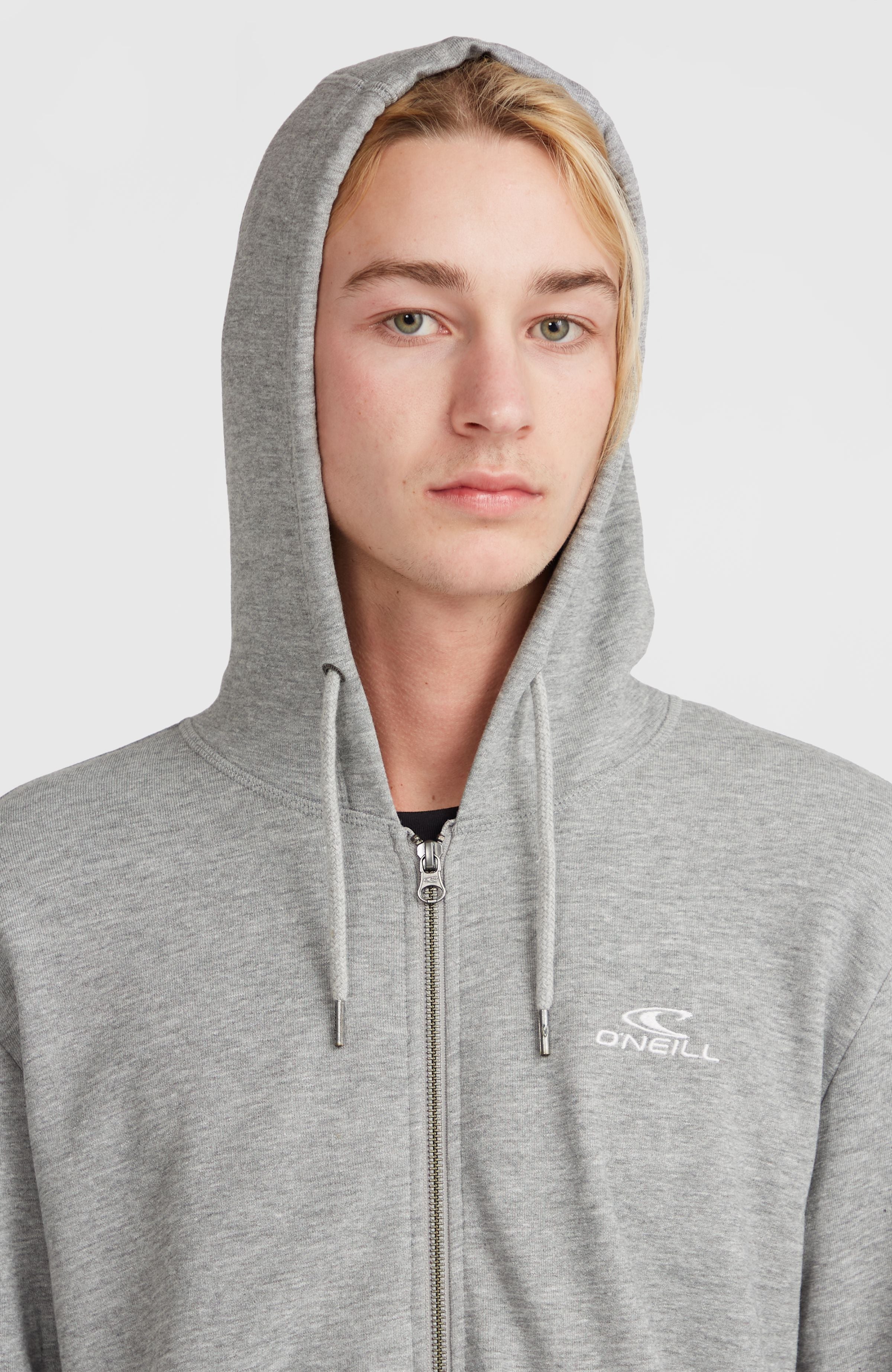 O'Neill Small Logo Full-Zip Hoodie Silver Melee
