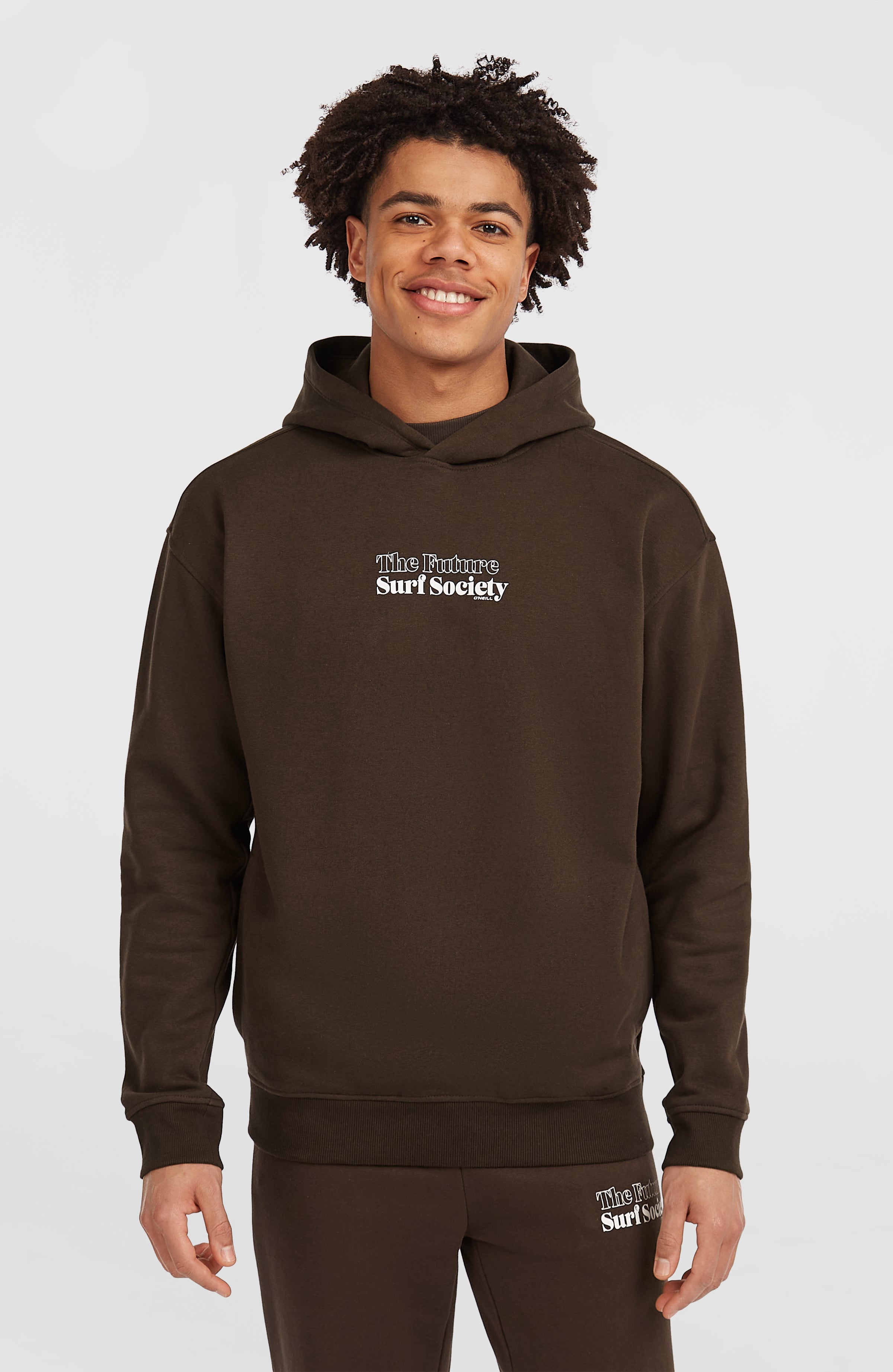 Future Surf Society Hoodie Coffee Bean