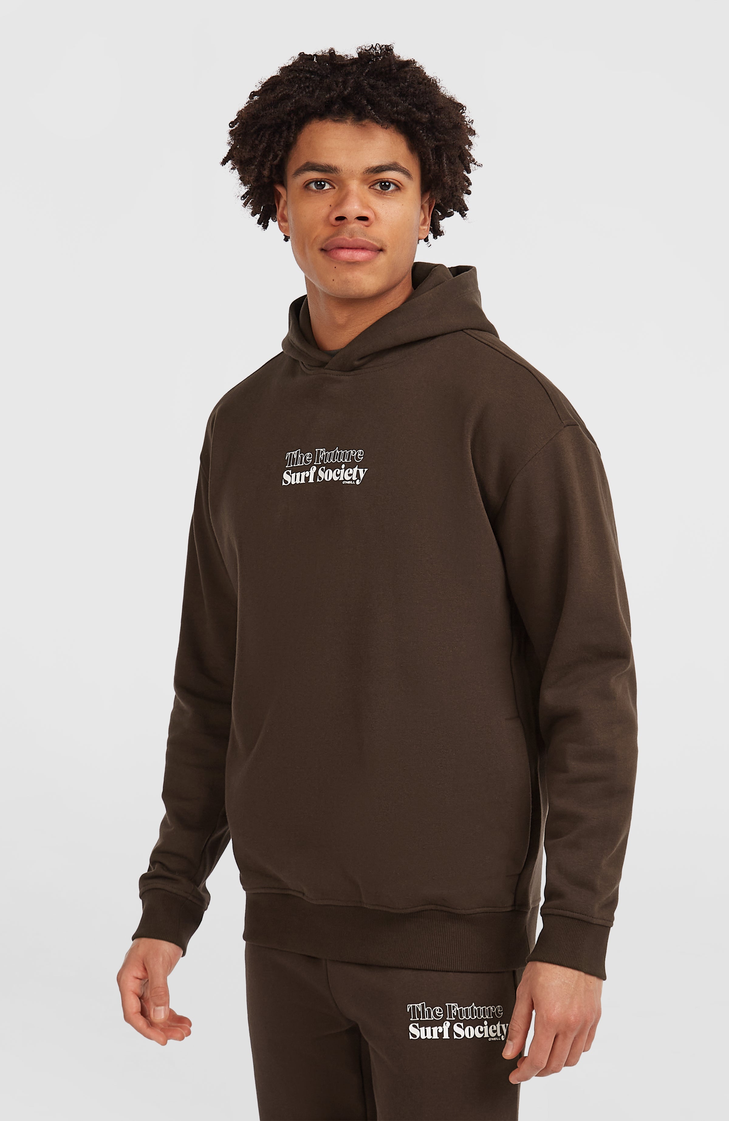Future Surf Society Hoodie Coffee Bean