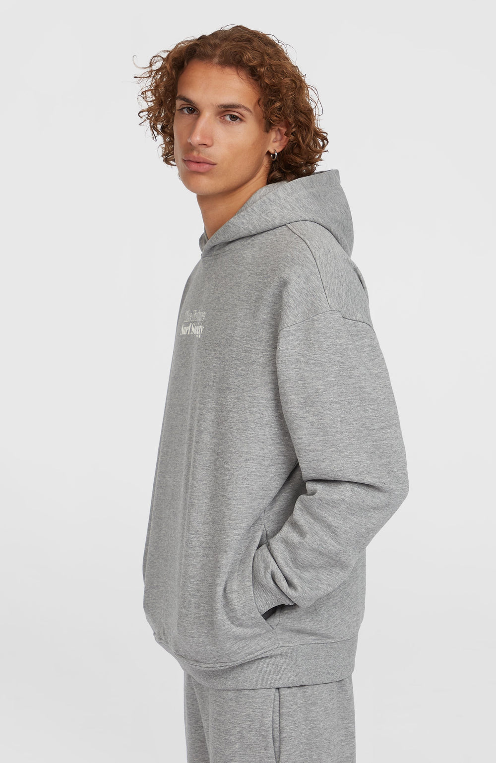 Future Surf Society Hoodie Silver Melee