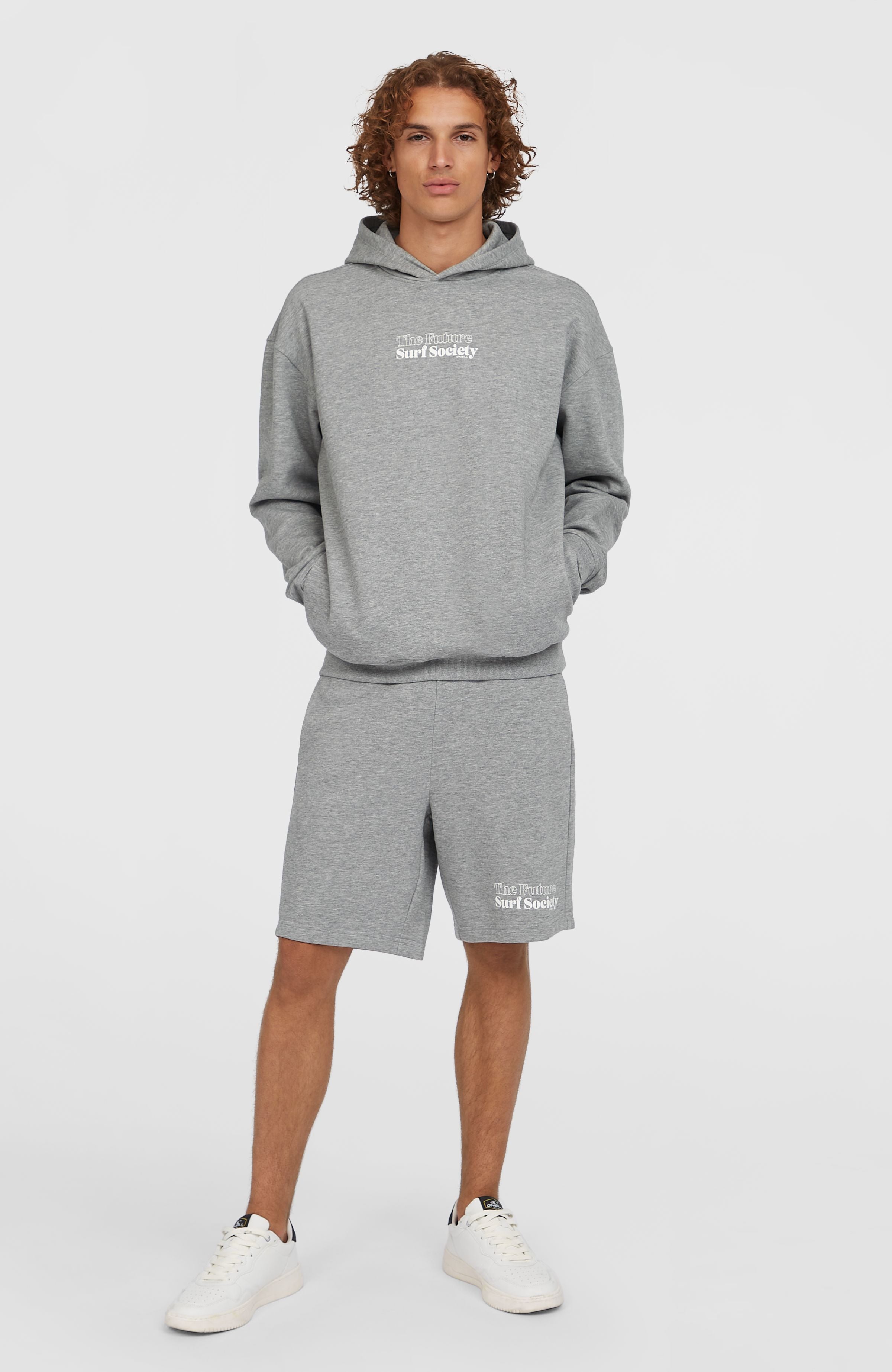 Future Surf Society Hoodie Silver Melee