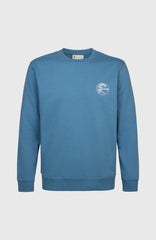 O'Riginals Chest Print Crew Copen Blue