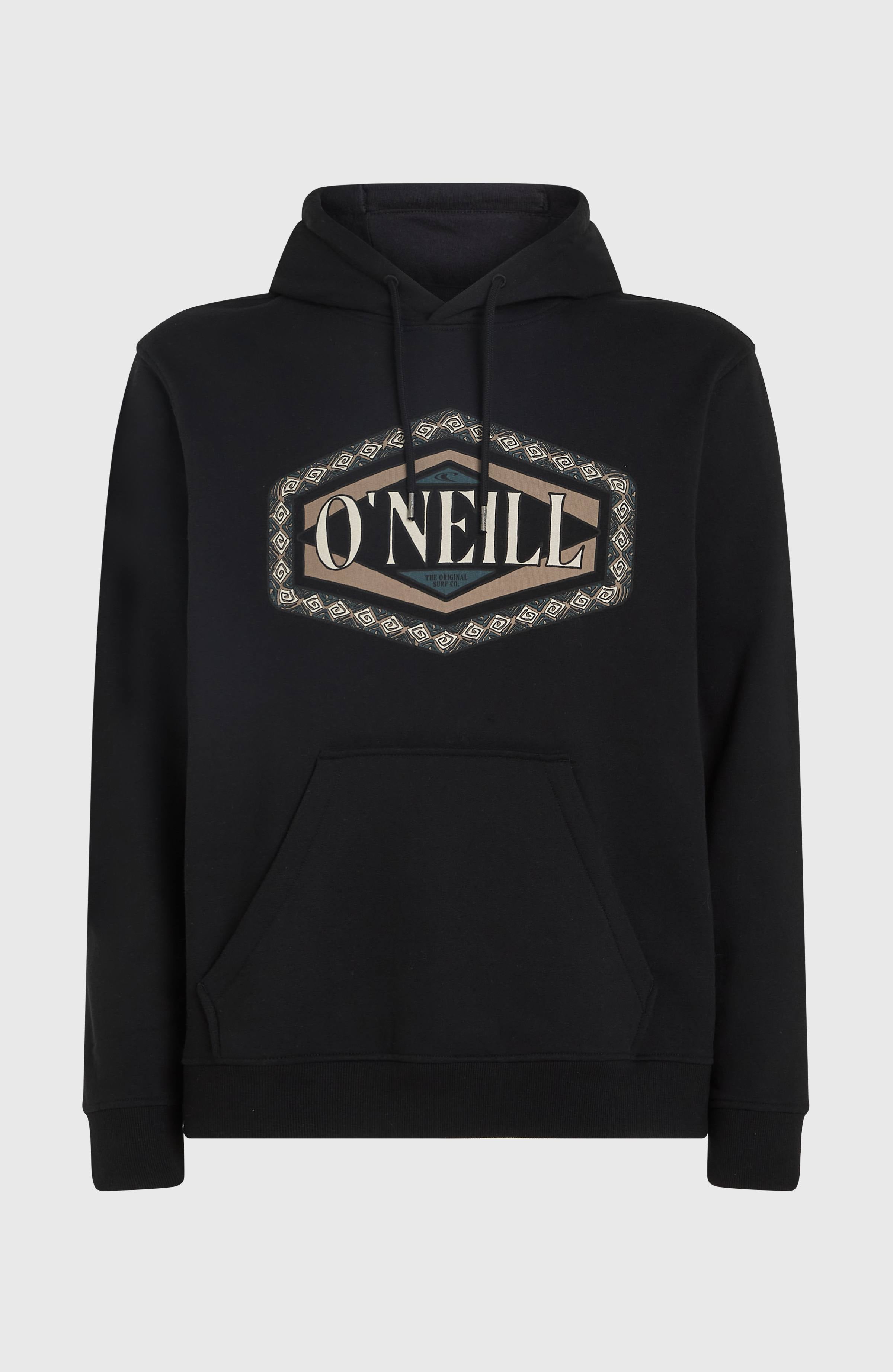 O'Neill Front Print Hoodie Black Out