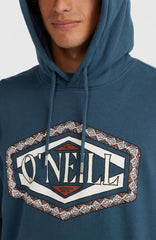 O'Neill Front Print Hoodie Alma Steel