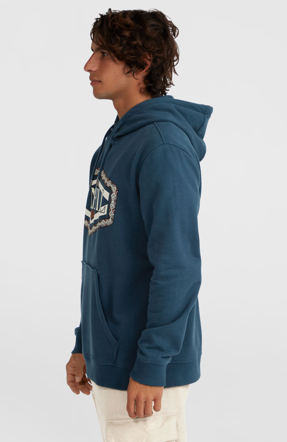 O'Neill Front Print Hoodie Alma Steel