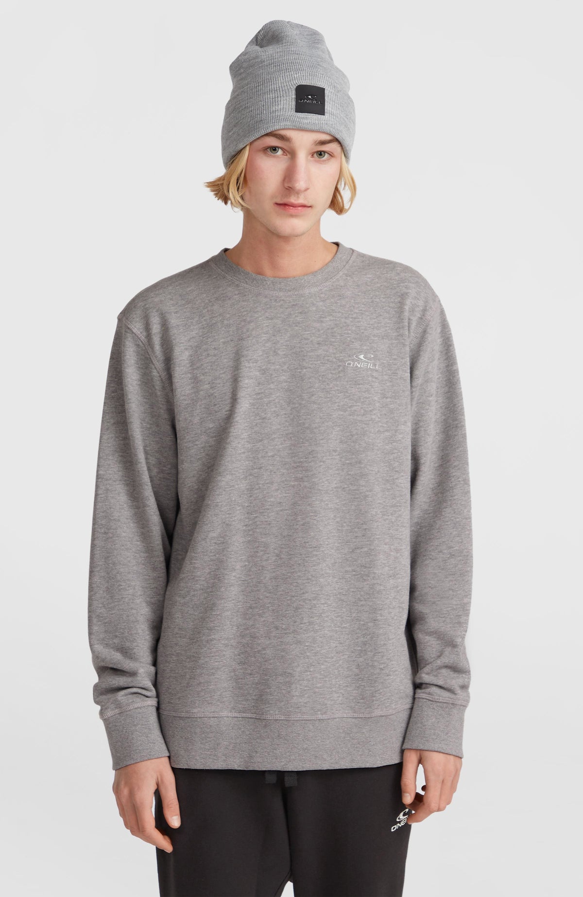 O'Neill Small Logo Crew Sweatshirt Silver Melee