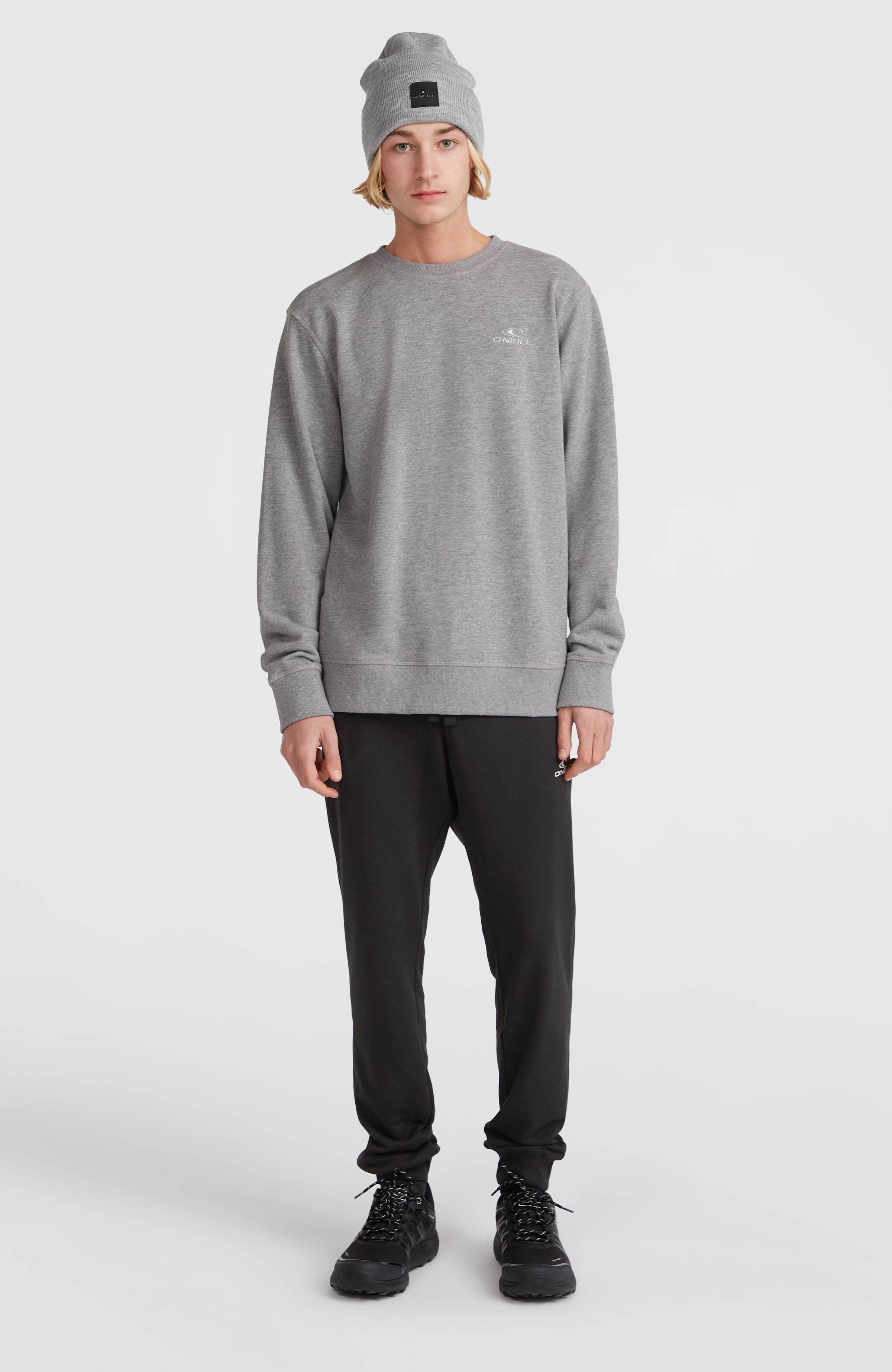 O'Neill Small Logo Crew Sweatshirt Silver Melee