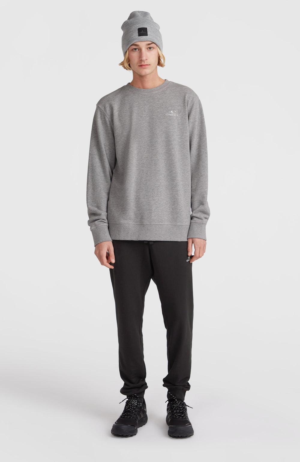 O'Neill Small Logo Crew Sweatshirt Silver Melee