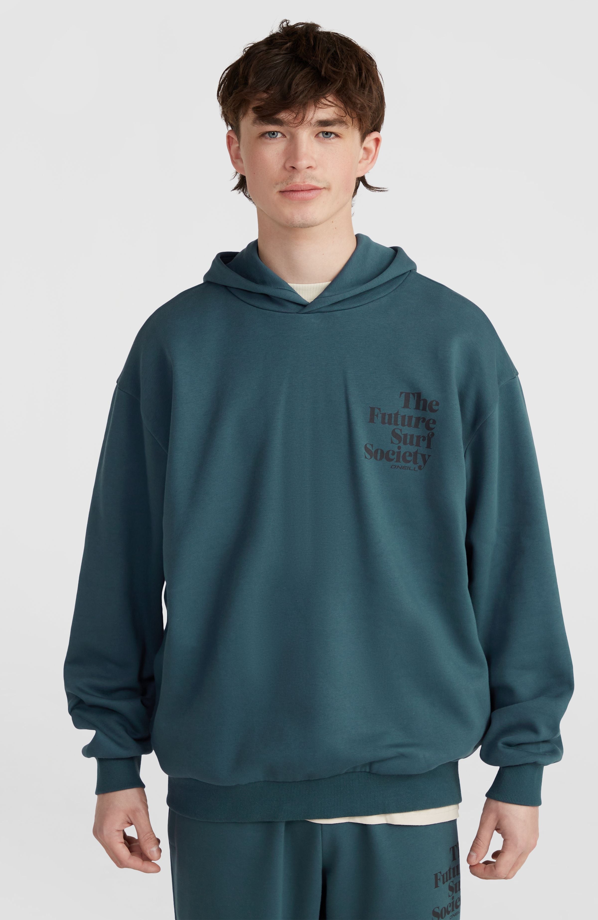 Future Surf Society Hoodie Alma Steel