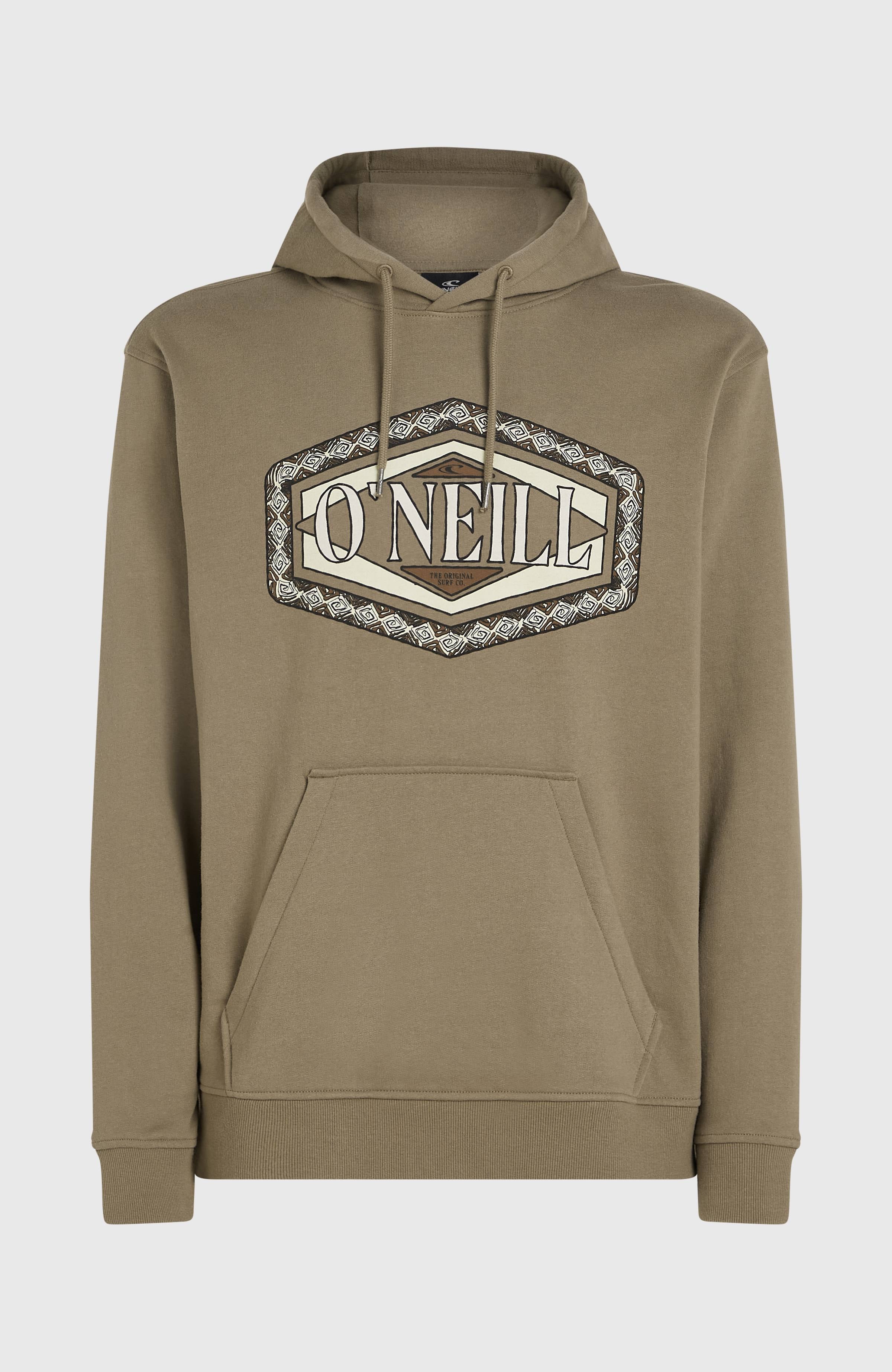 O'Neill Front Print Hoodie Concrete
