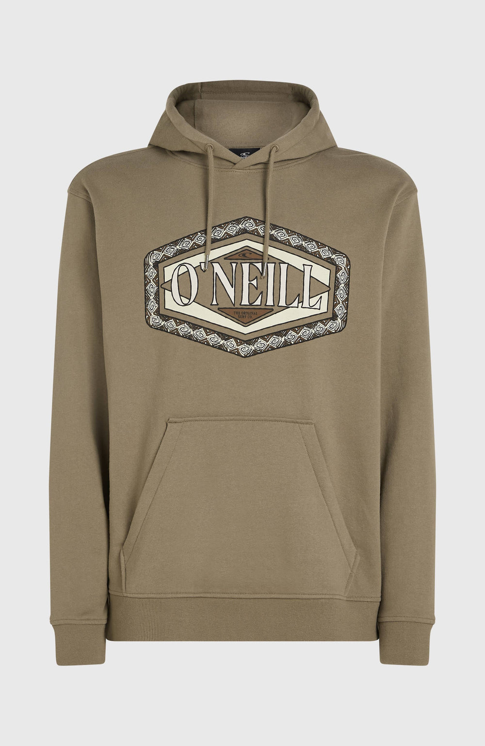 O'Neill Front Print Hoodie Concrete