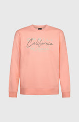 O'Neill California Graphic Crew Coral Pop