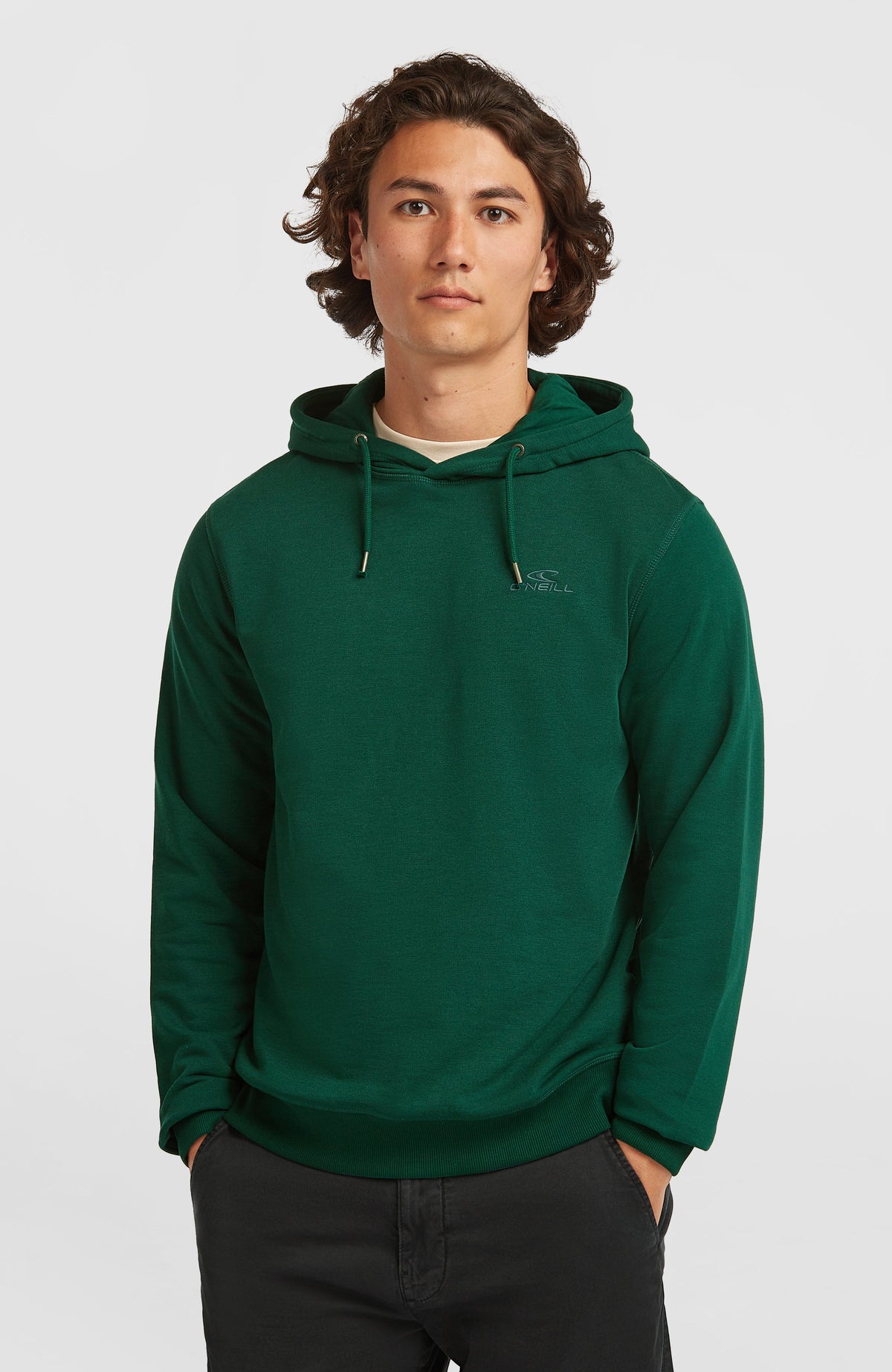Small Logo Hoodie Emerald Envy