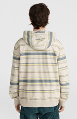 Bavaro Full-Zip Hoodie Grey Vintage Stripe