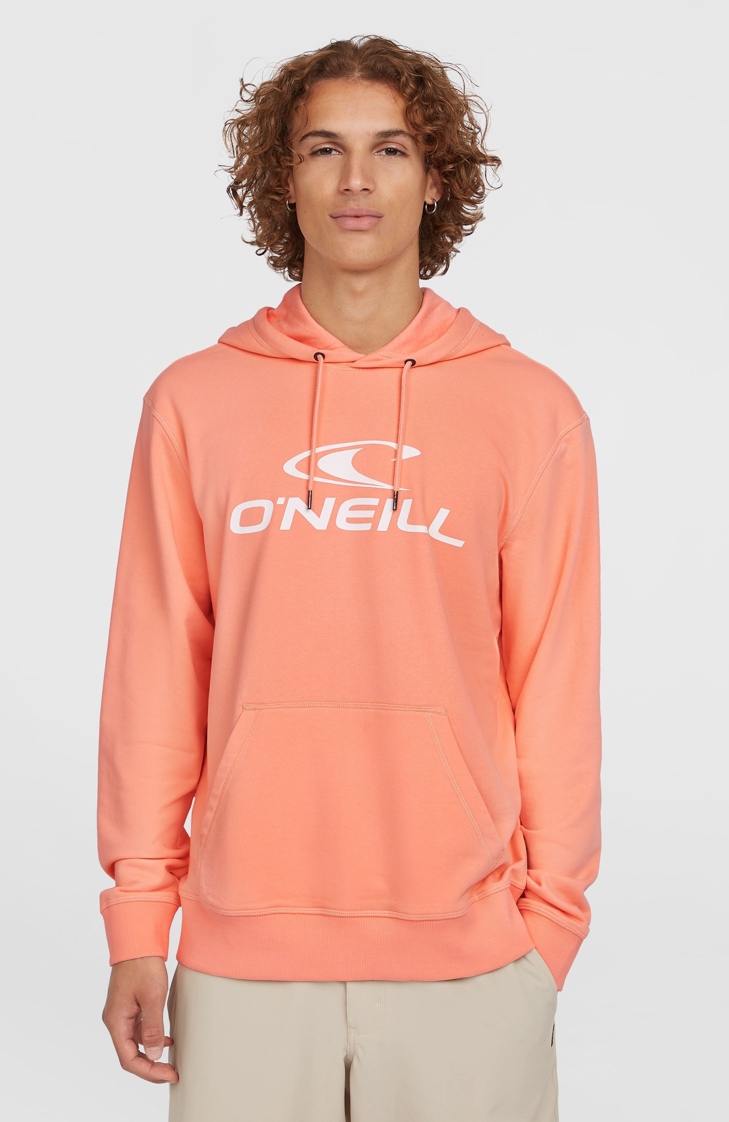 Logo Hoodie Coral Pop