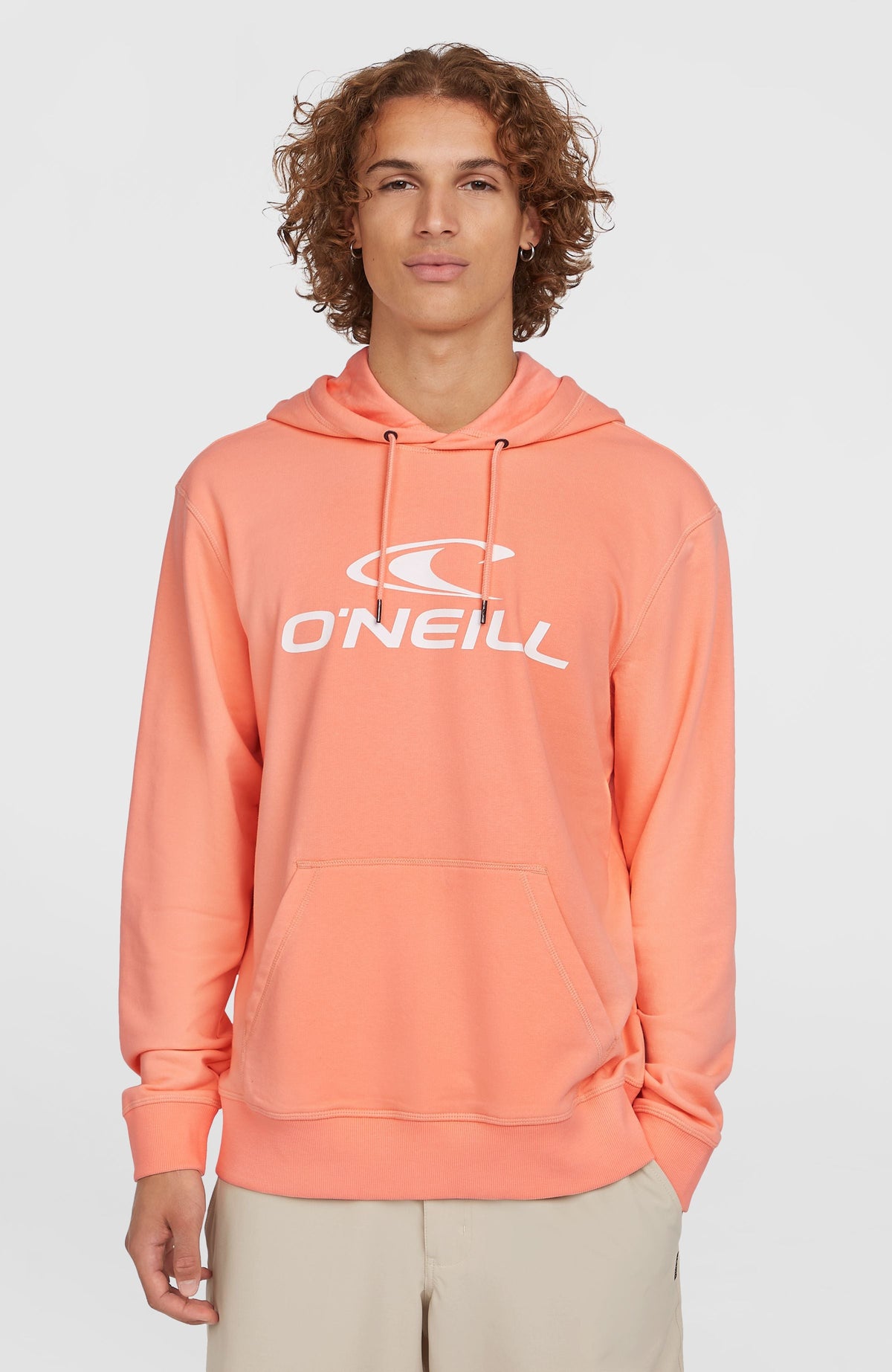 Logo Hoodie Coral Pop
