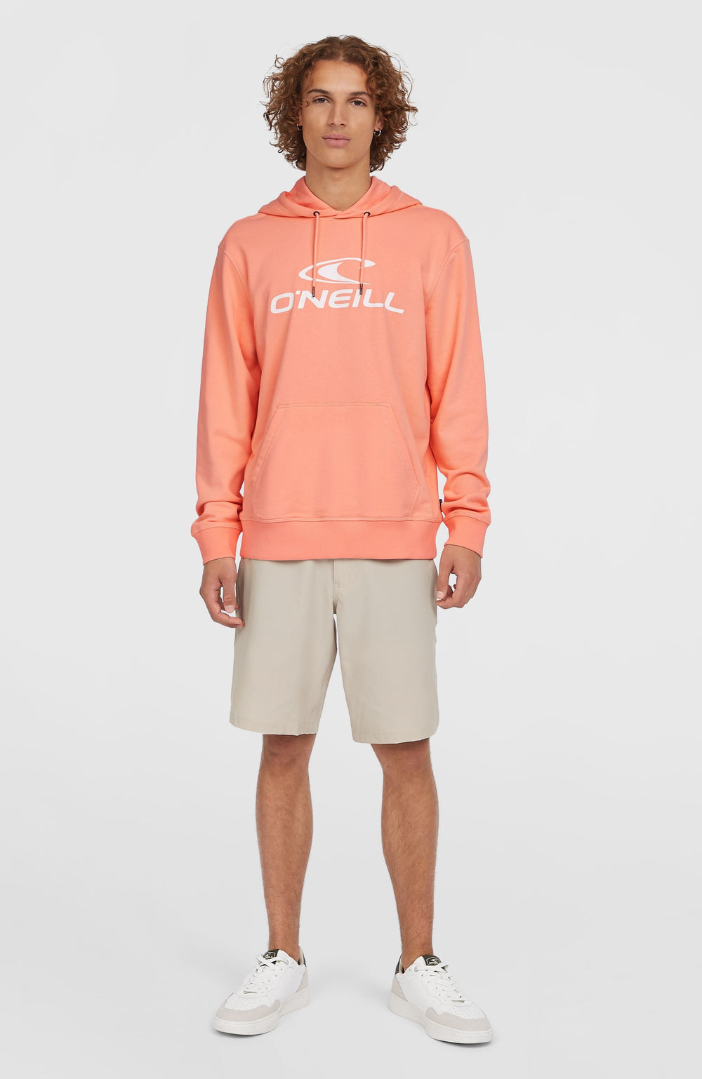 Logo Hoodie Coral Pop