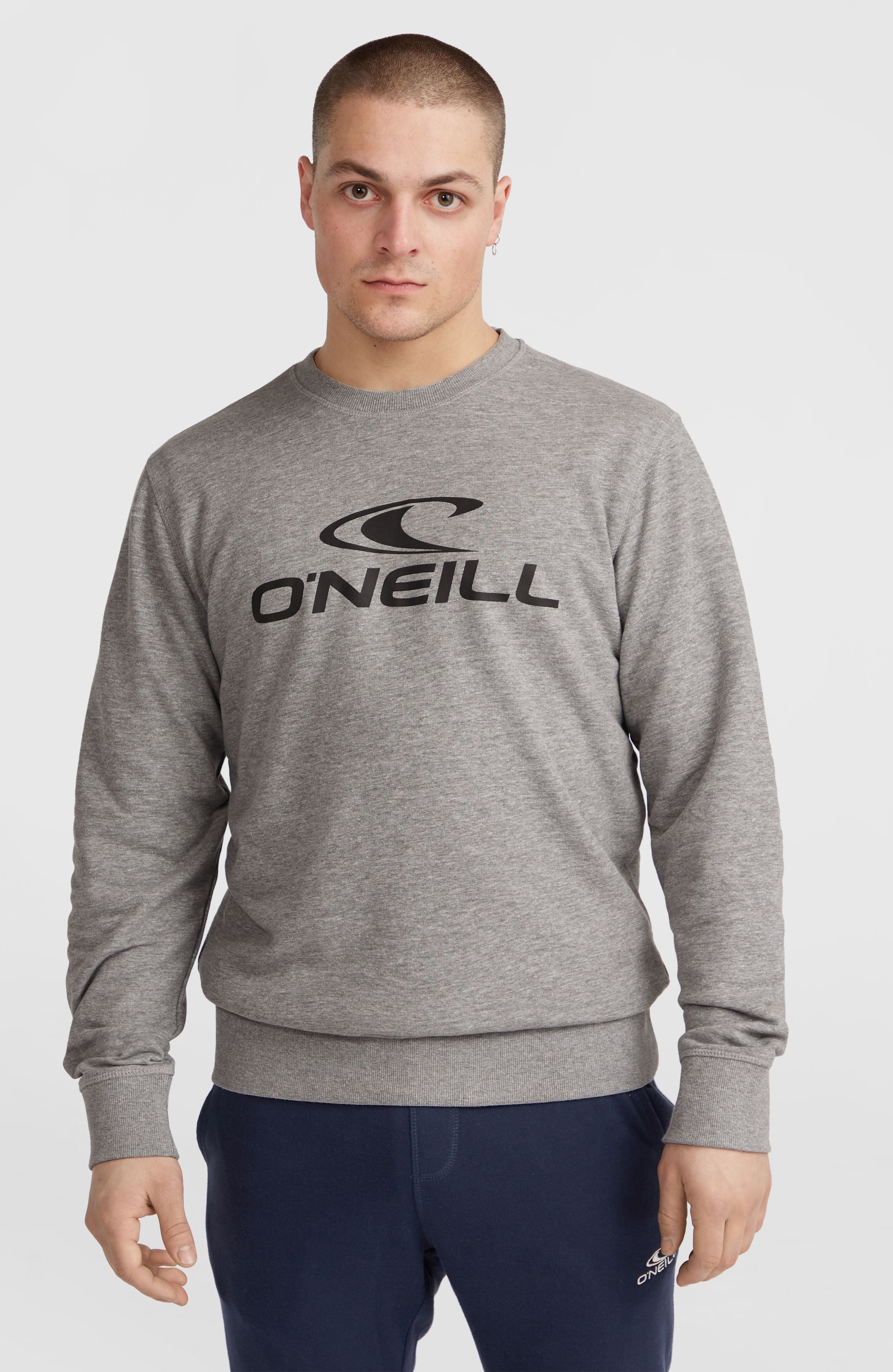 O'Neill Logo Crew Sweatshirt Silver Melee