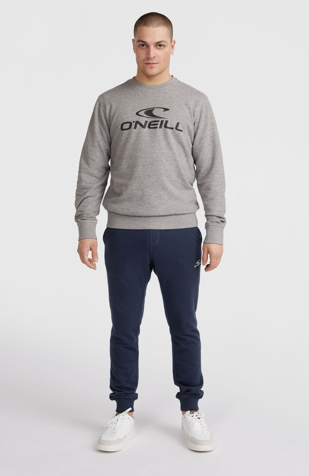 O'Neill Logo Crew Sweatshirt Silver Melee