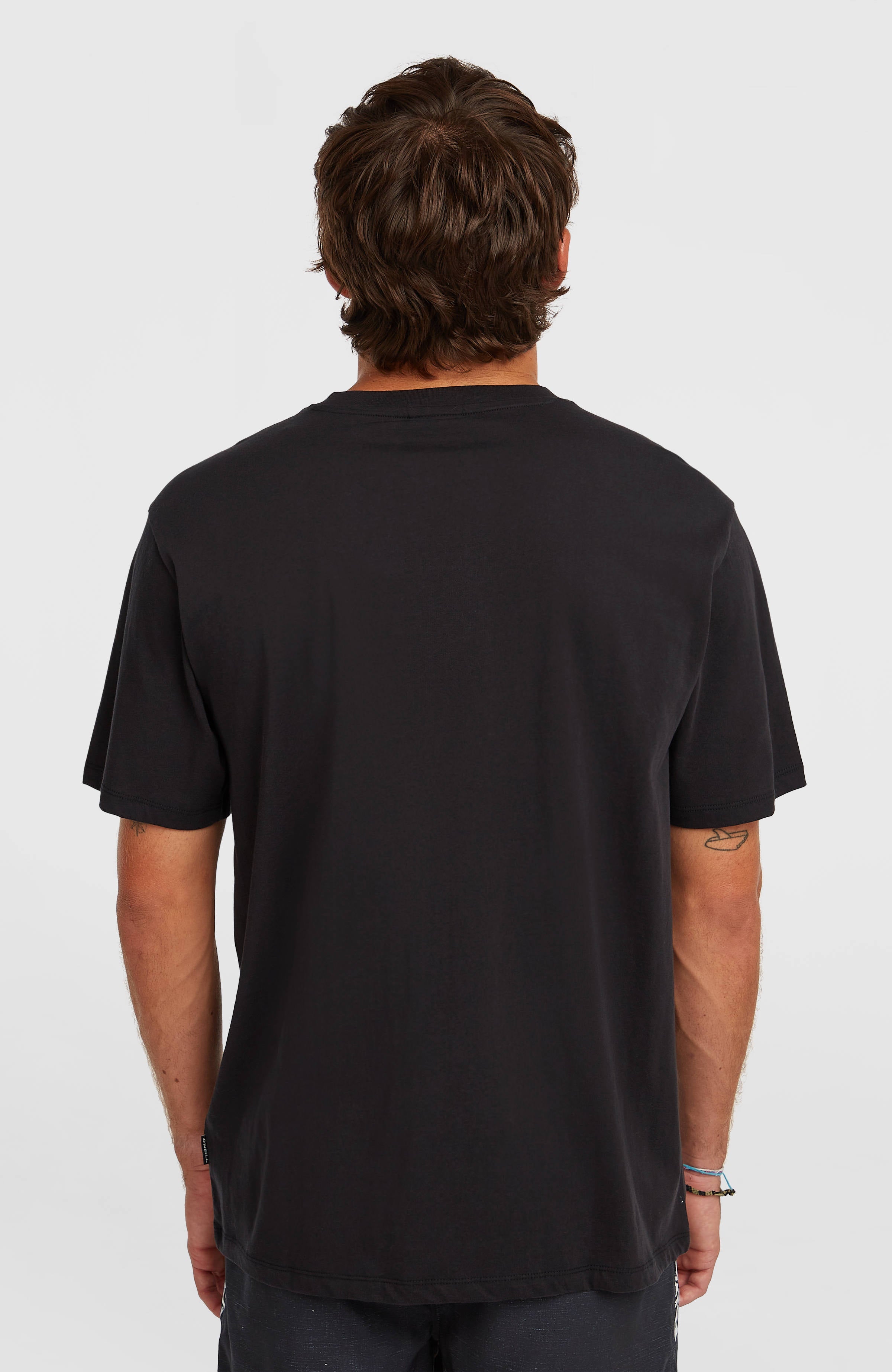 Photo Front Print T-Shirt Black Out