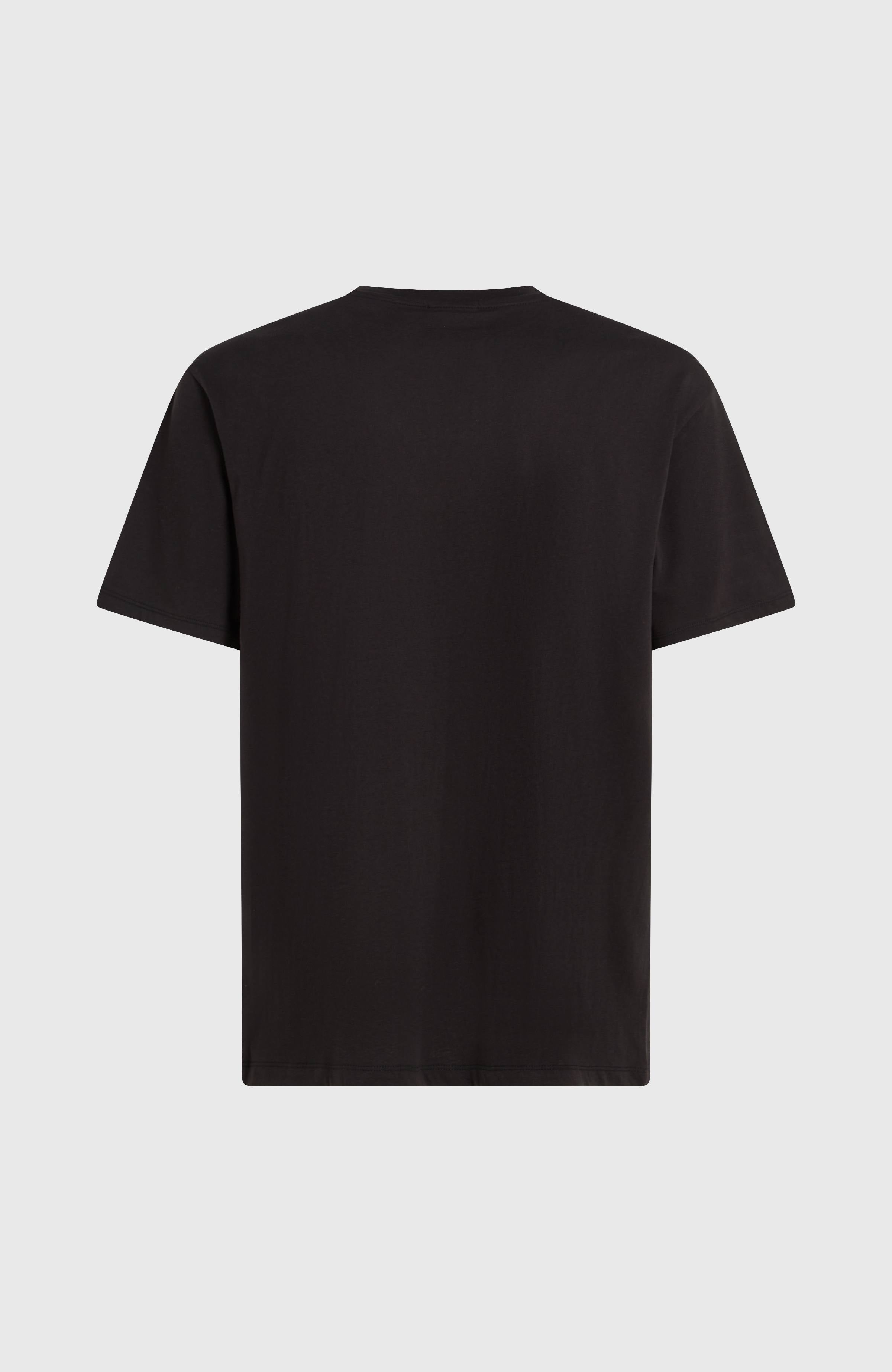 Photo Front Print T-Shirt Black Out