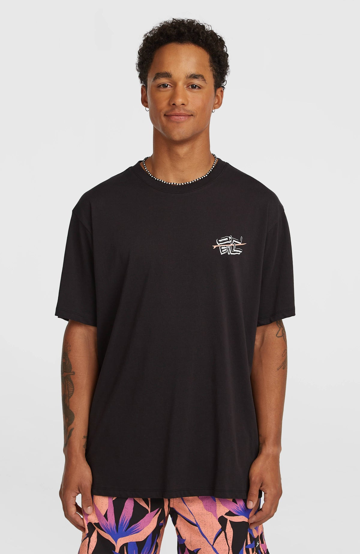 O’Neill Retro Back Print T-Shirt Black Out