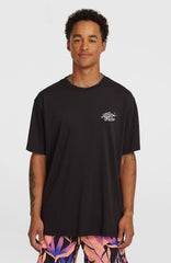 O’Neill Retro Back Print T-Shirt Black Out