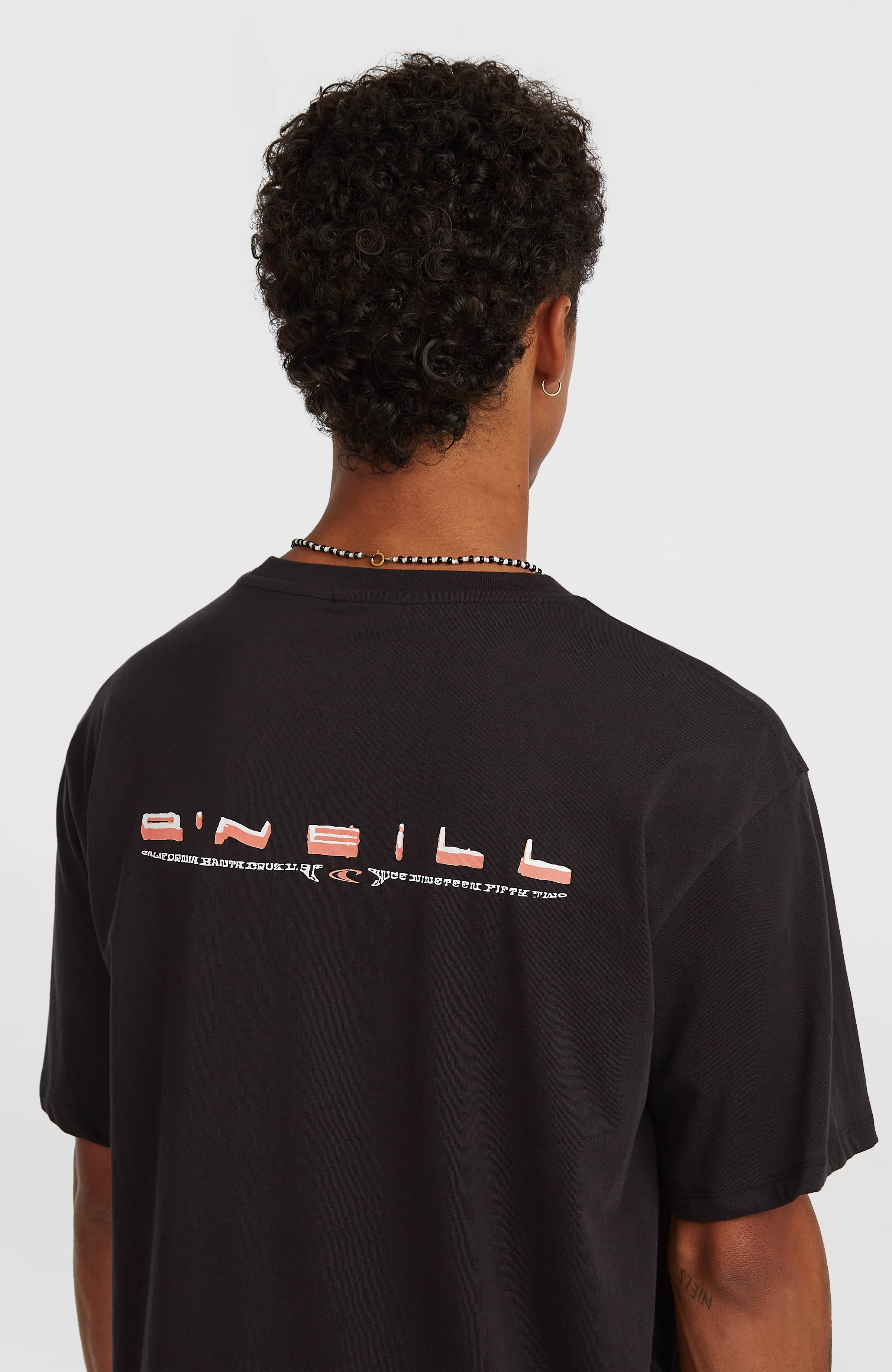 O’Neill Retro Back Print T-Shirt Black Out