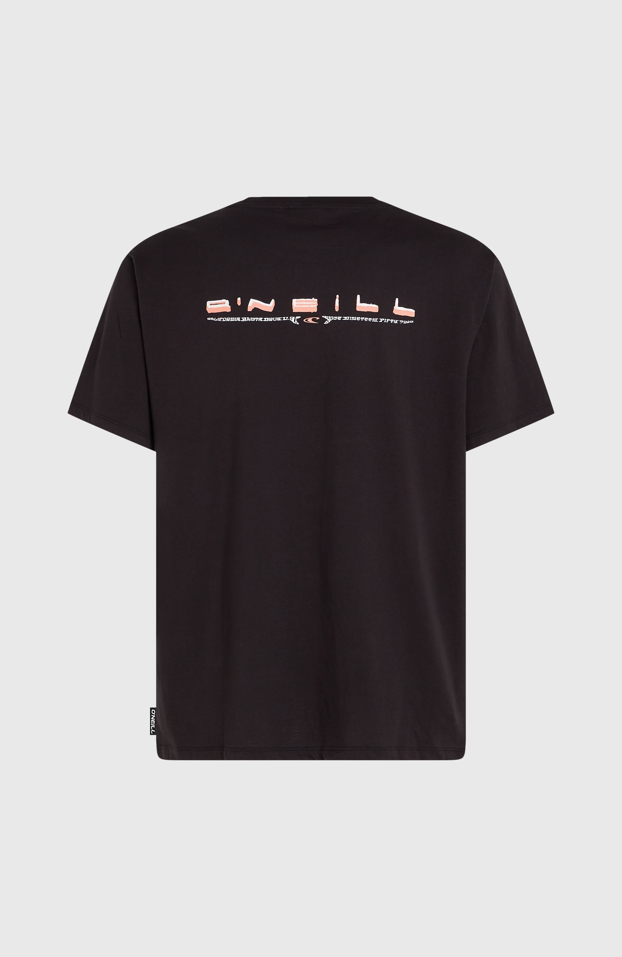 O’Neill Retro Back Print T-Shirt Black Out