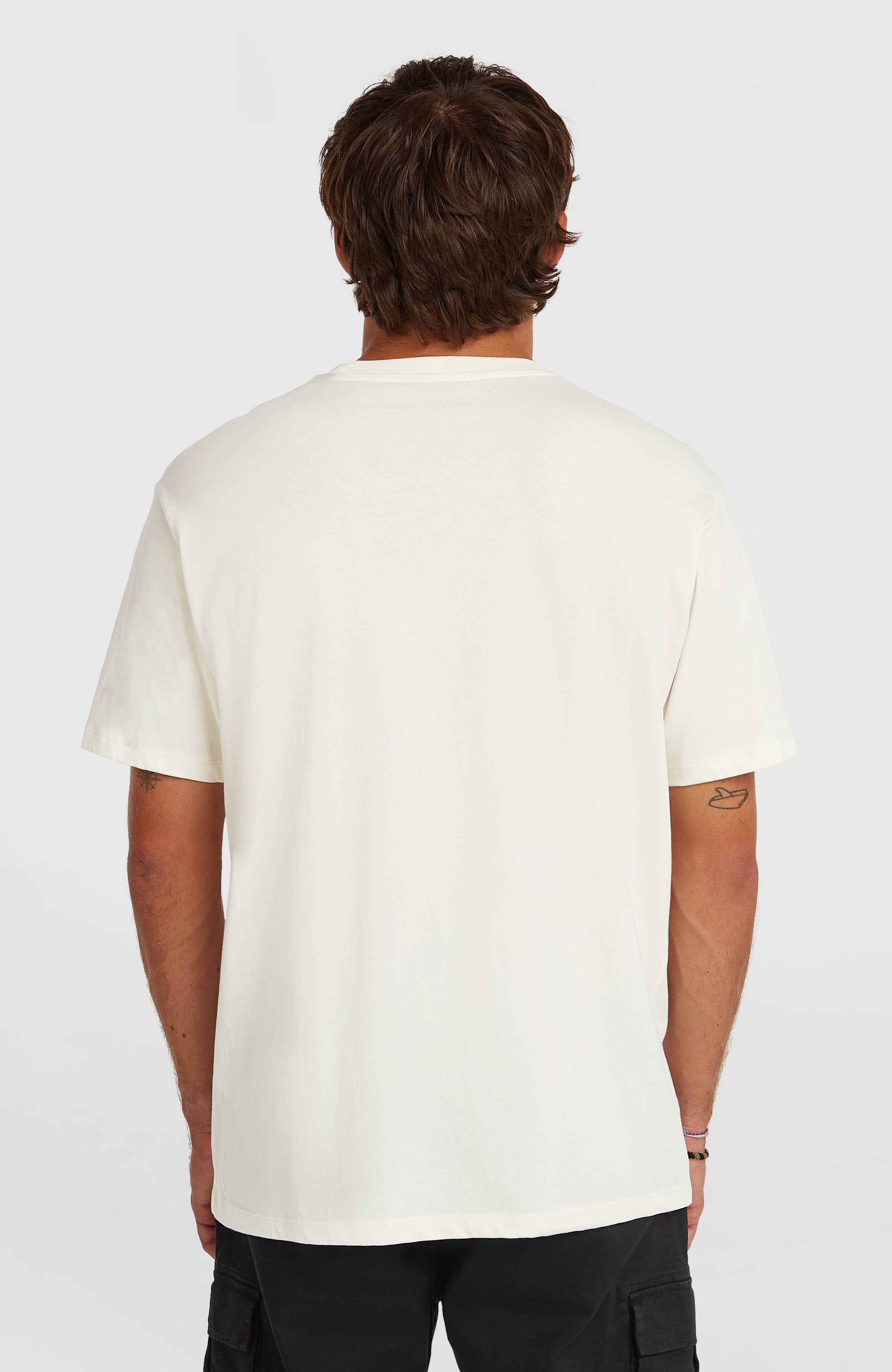O’Neill Logo Stripe T-Shirt Snow White