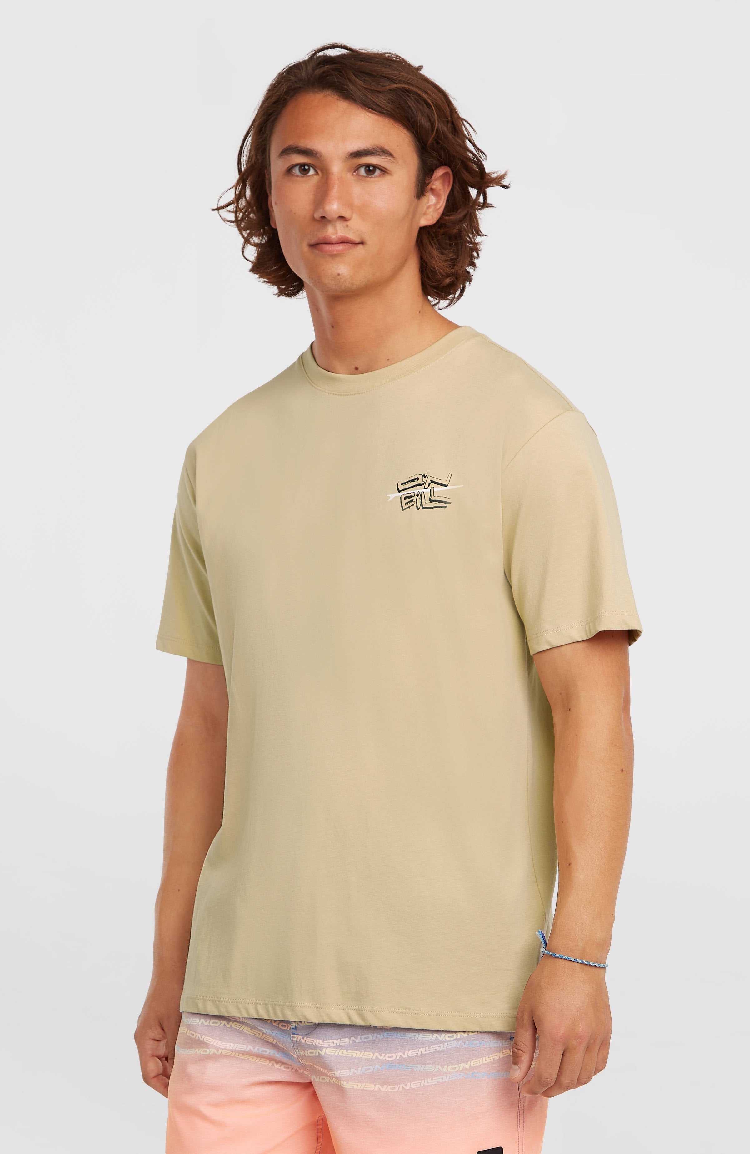O’Neill Retro Back Print T-Shirt Cocoa Sand