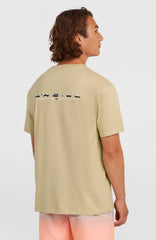O’Neill Retro Back Print T-Shirt Cocoa Sand