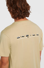 O’Neill Retro Back Print T-Shirt Cocoa Sand