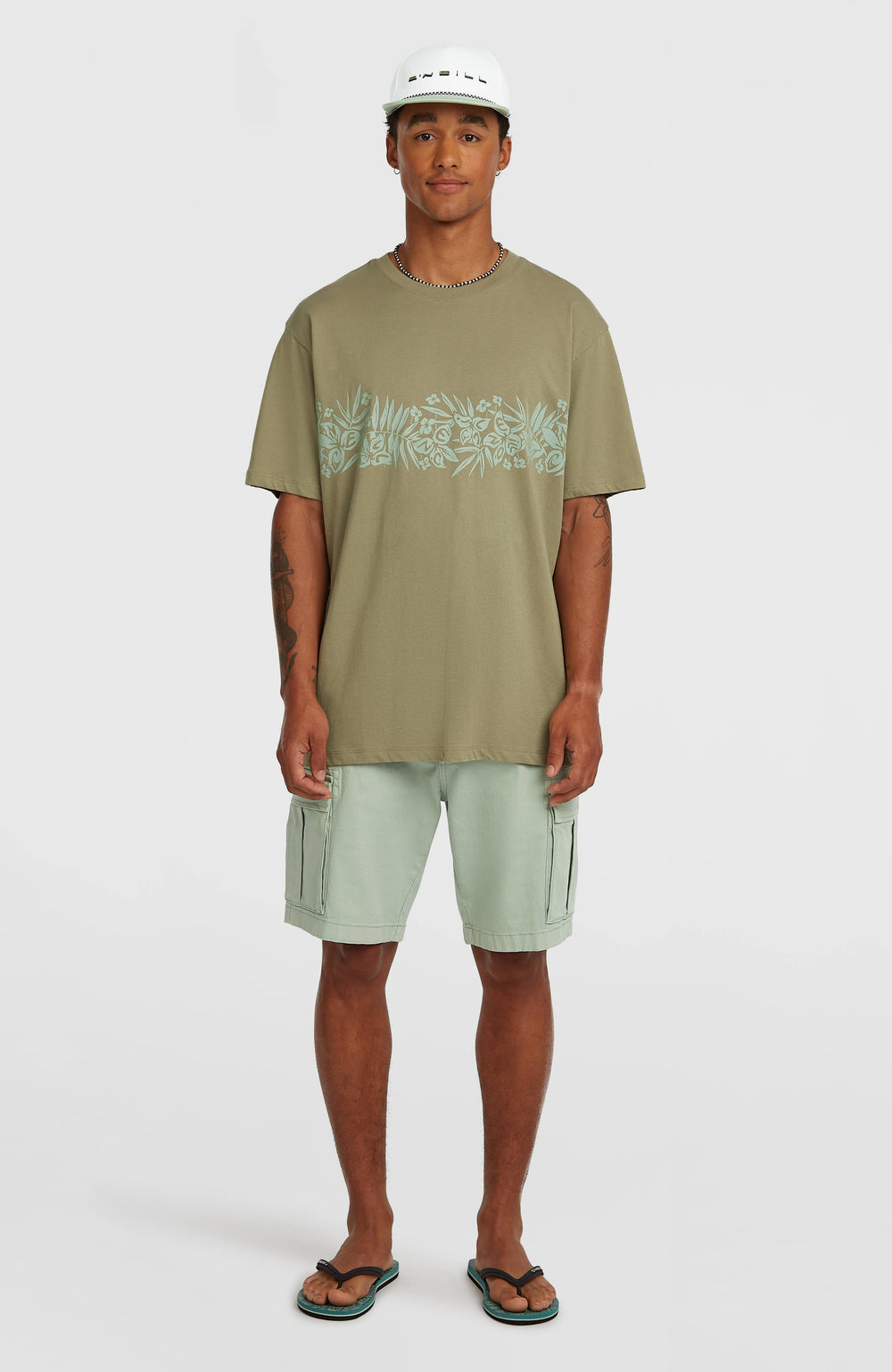 O’Neill Uni Flower T-Shirt Avery Fern