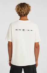 O’Neill Retro Back Print T-Shirt Snow White