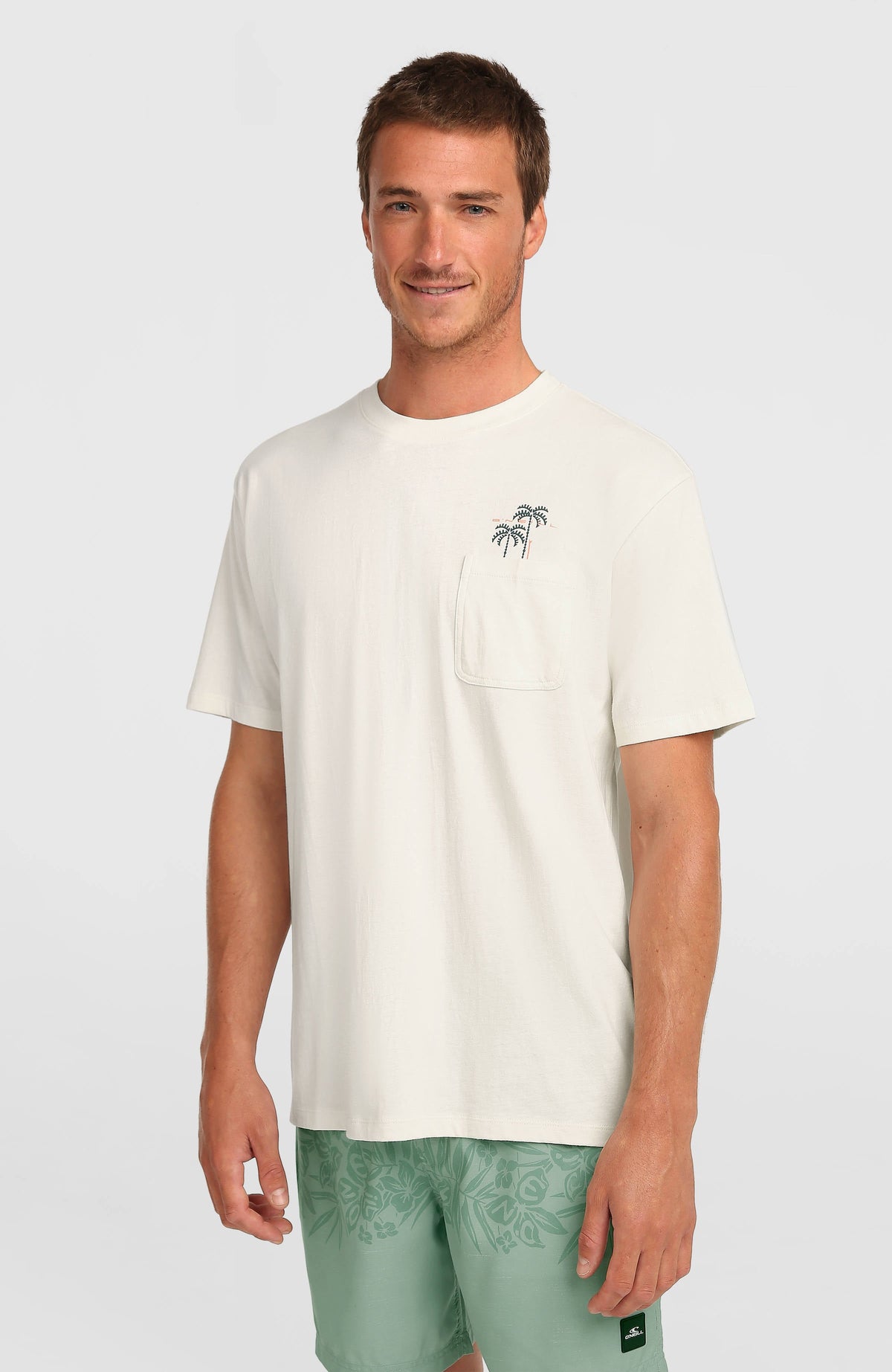 Chest Pocket T-Shirt Snow White